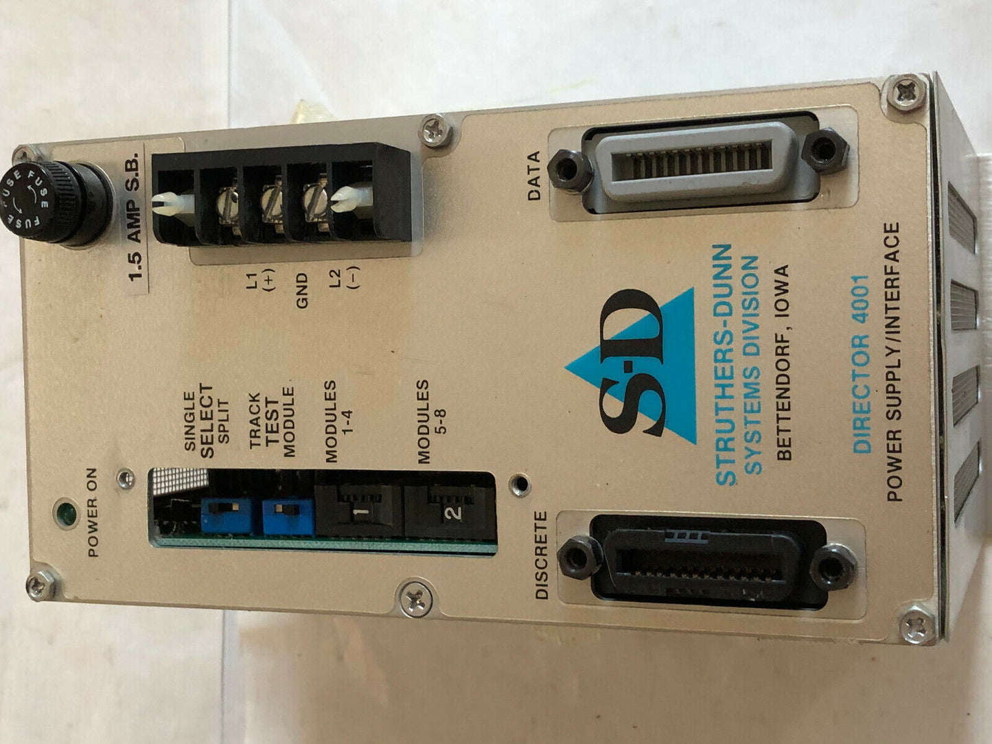 Uticor 75C58 Power Supply/Interface,S-D,Struthers-Dunn Director 4001,1.5A,Hc,Ev