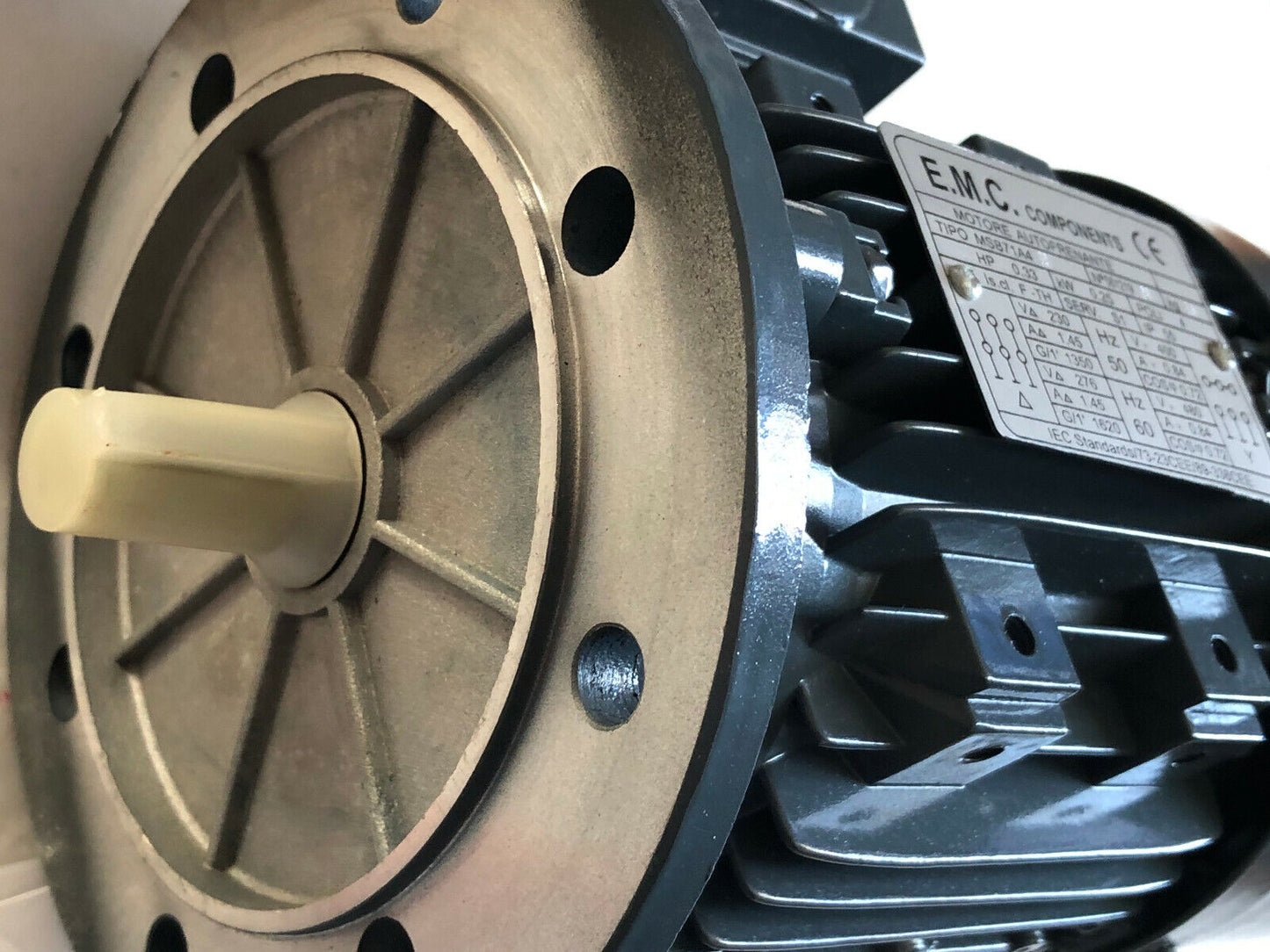 E.M.C. Msb71a4 Motor 230/400V .25Kw,0.33 Hp Components Motore Autofrenante,Sj