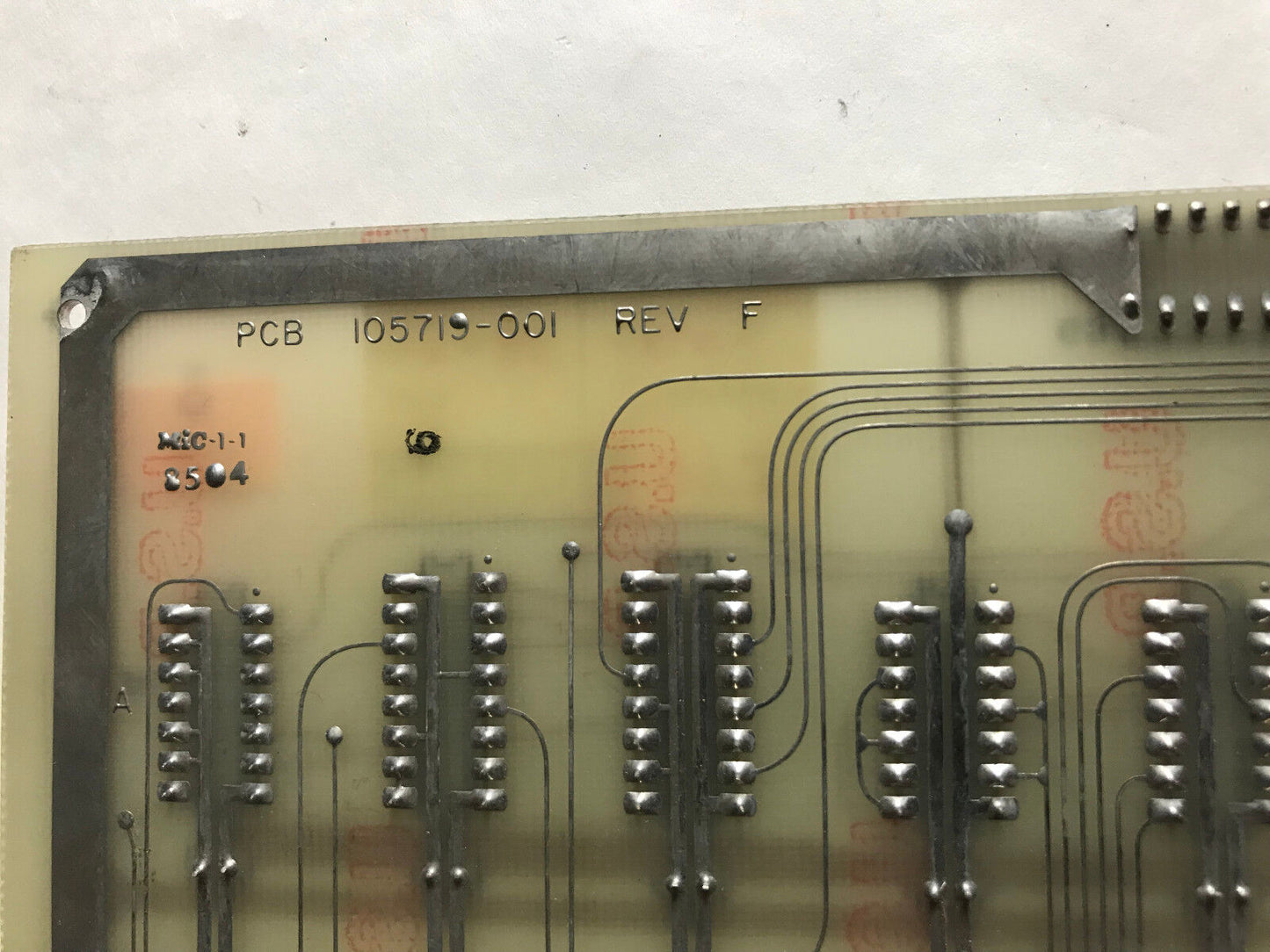Charmilles Andrews 105718-001 Assy 105718-Oo1 Rev G,20Ma Input/Output Board,Si