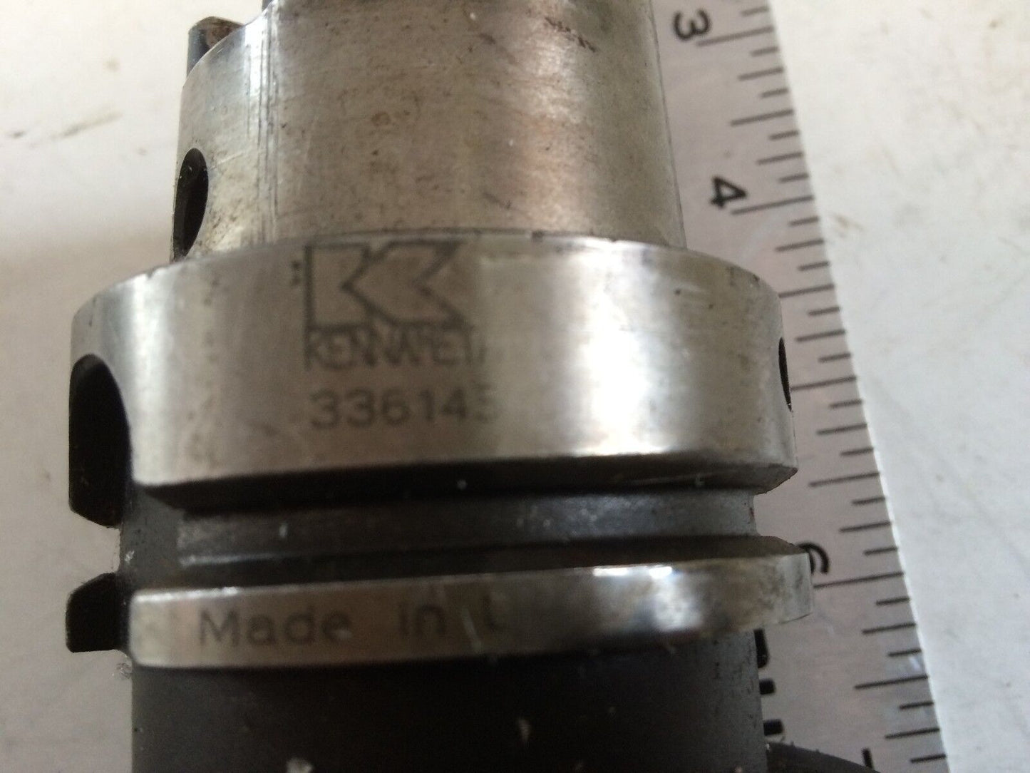 Kennametal 336145R00 1-1/4" Shell Mill Tool Holder,,Hsk-A-63,Ab