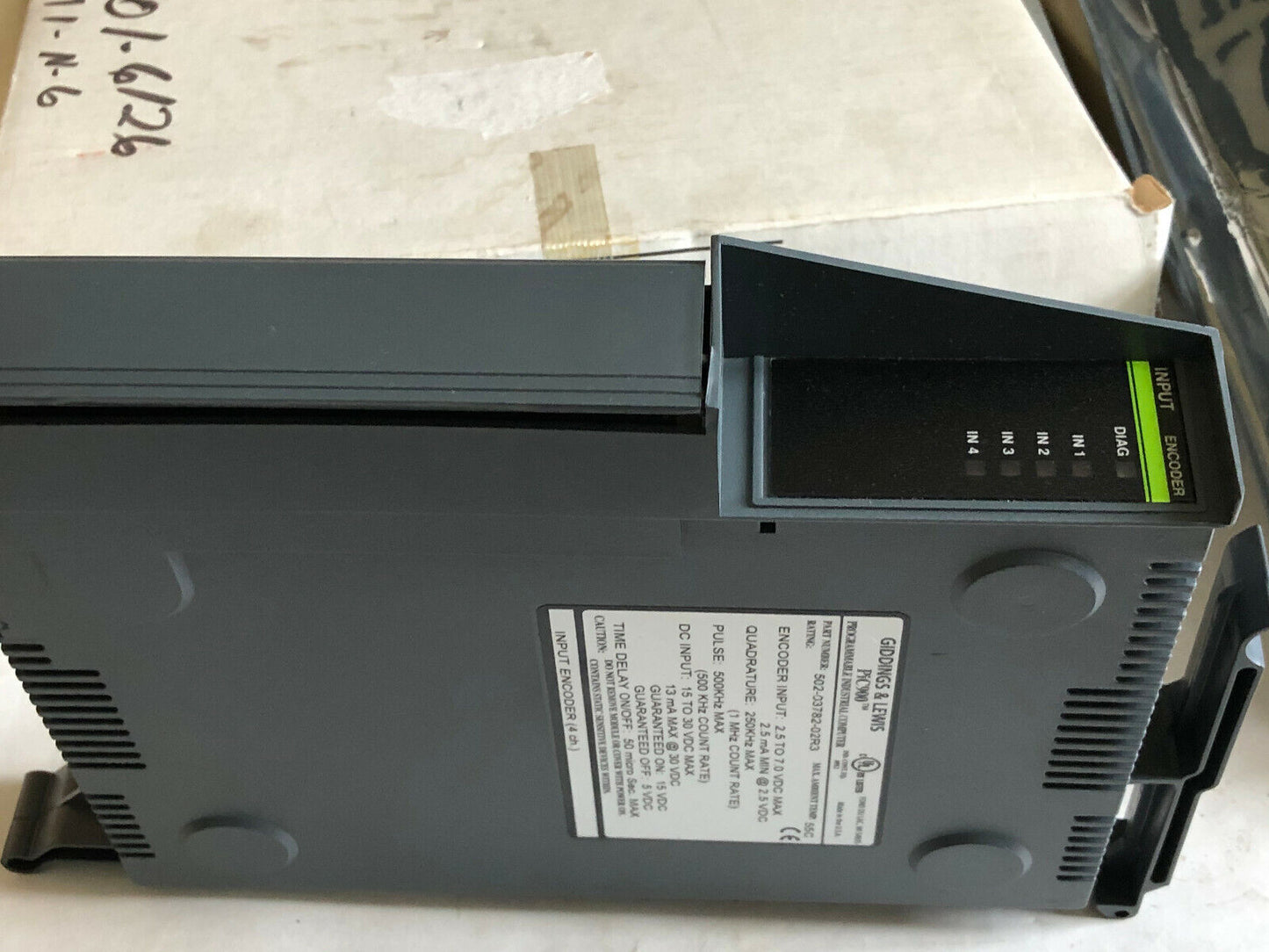 Giddings & Lewis 502-03782-02R3,Pic900,4Cha.,3.3-16.5V,502-03786-02 Encoder,Cg