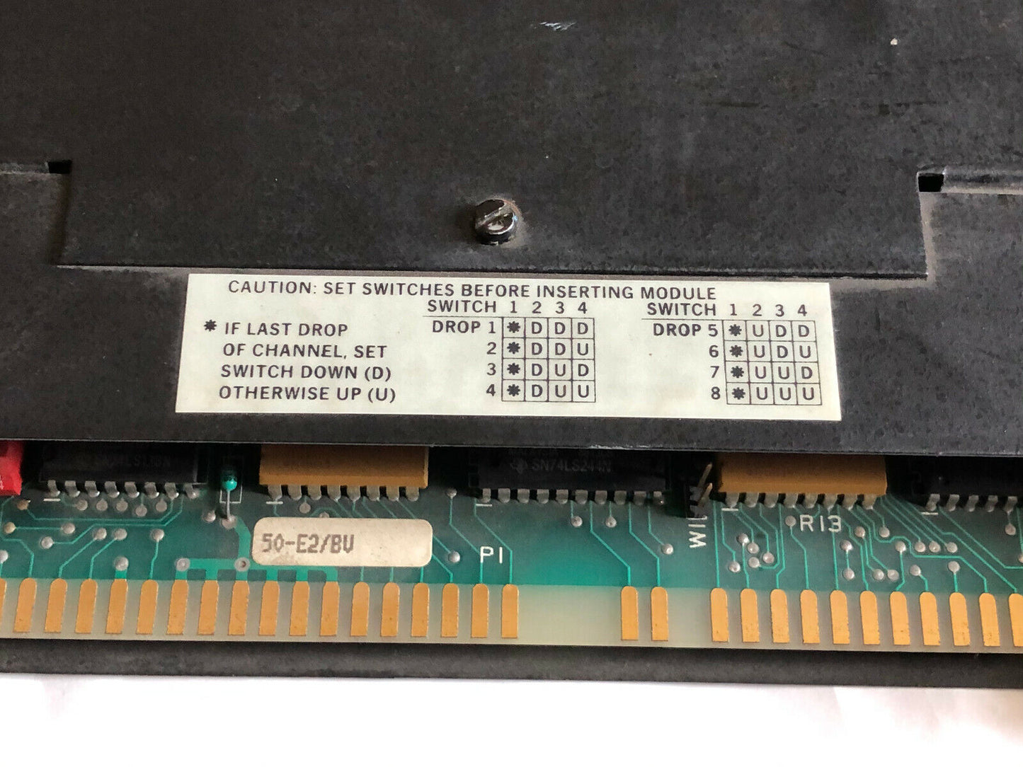 Square-D Class 8030 Type Crm-222 Sy/Max Plc Remote I/O Interface Module,Eg