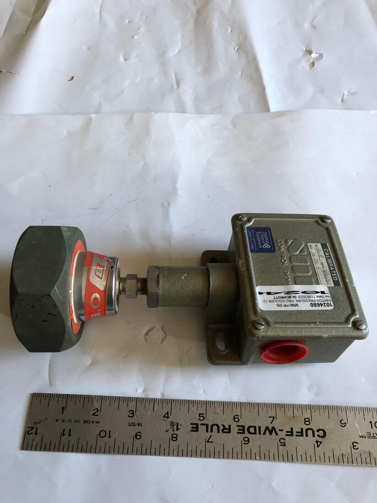 New Sop 6Nn-K3-M2-C1a-Tt Pressure Switch. 12-100Psi,Sop 6Nn-K3-M2-Cia-Tt,Ag