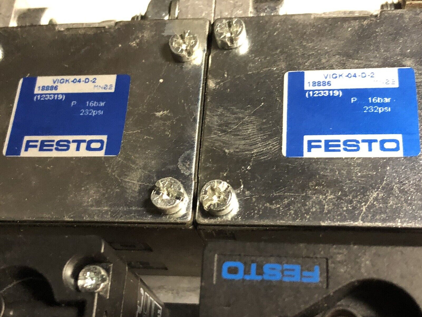 Festo Vimp-04 0020555557 Valve Muhx2-Zp-D-2-24G,Vl-5/3E-D-2C,Iepl-04-D-2 Vigk,Ew