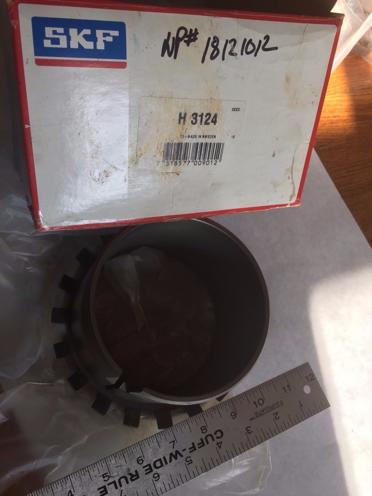 Skf H-3124 Adapter Sleeve W/H 3124 Lock Nut Locking Device 110Mm,Skf D29 Km24,Bt