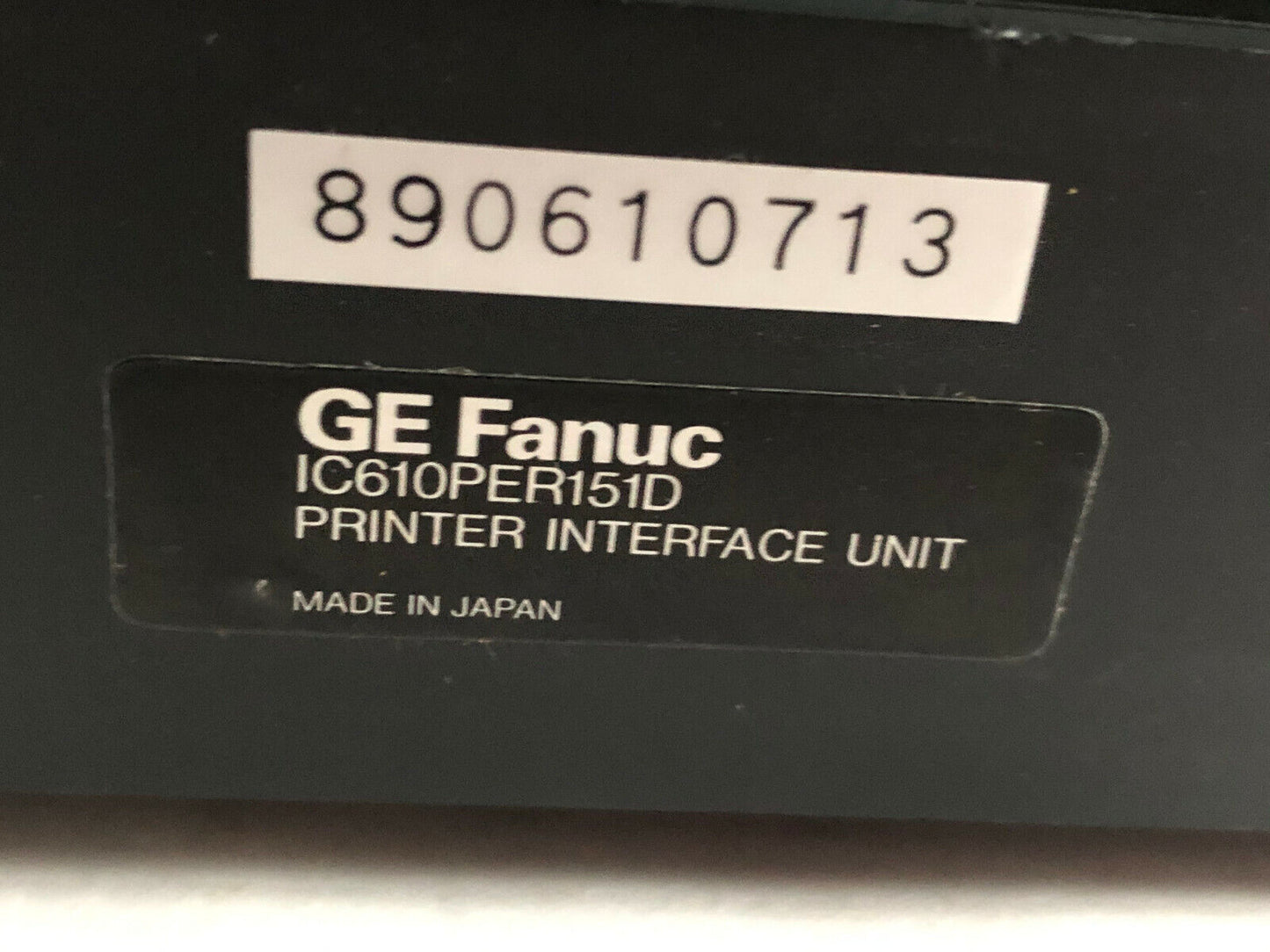 Ge Fanuc Ic610per151d Printer Interface Module Snap-On,Tl