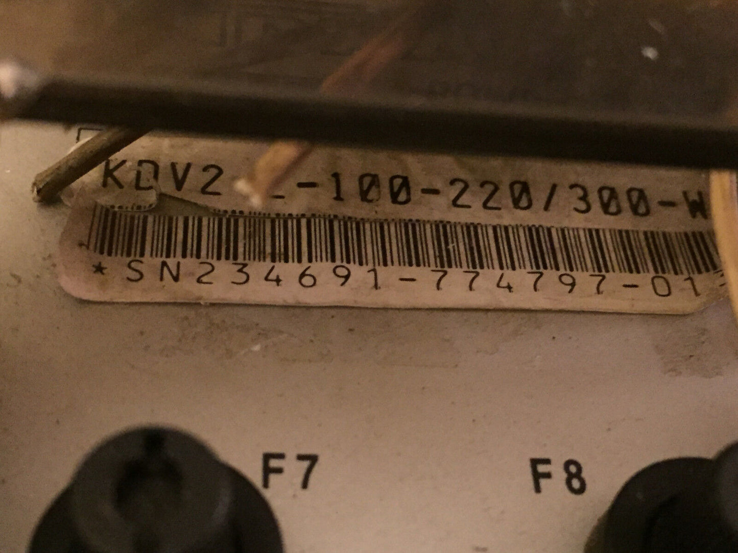 Indramat Kdv2-2-100-220/300,Kdv2-2-100-220/300-W1 Power Supply,Bm