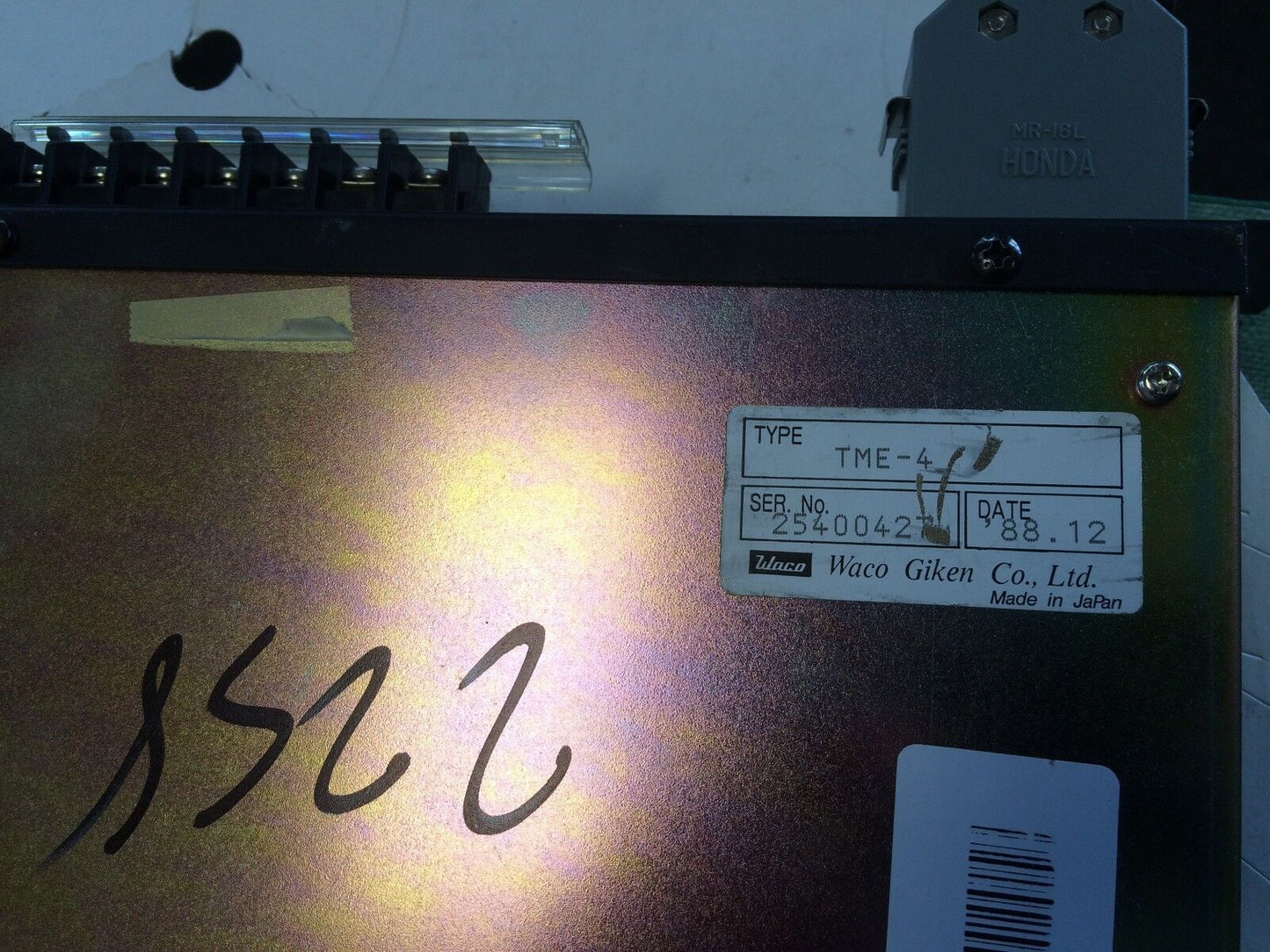 Waco Giken Servo Drive Tme-4,Dc Hi Servo Tb1,25400427,2540051,Si