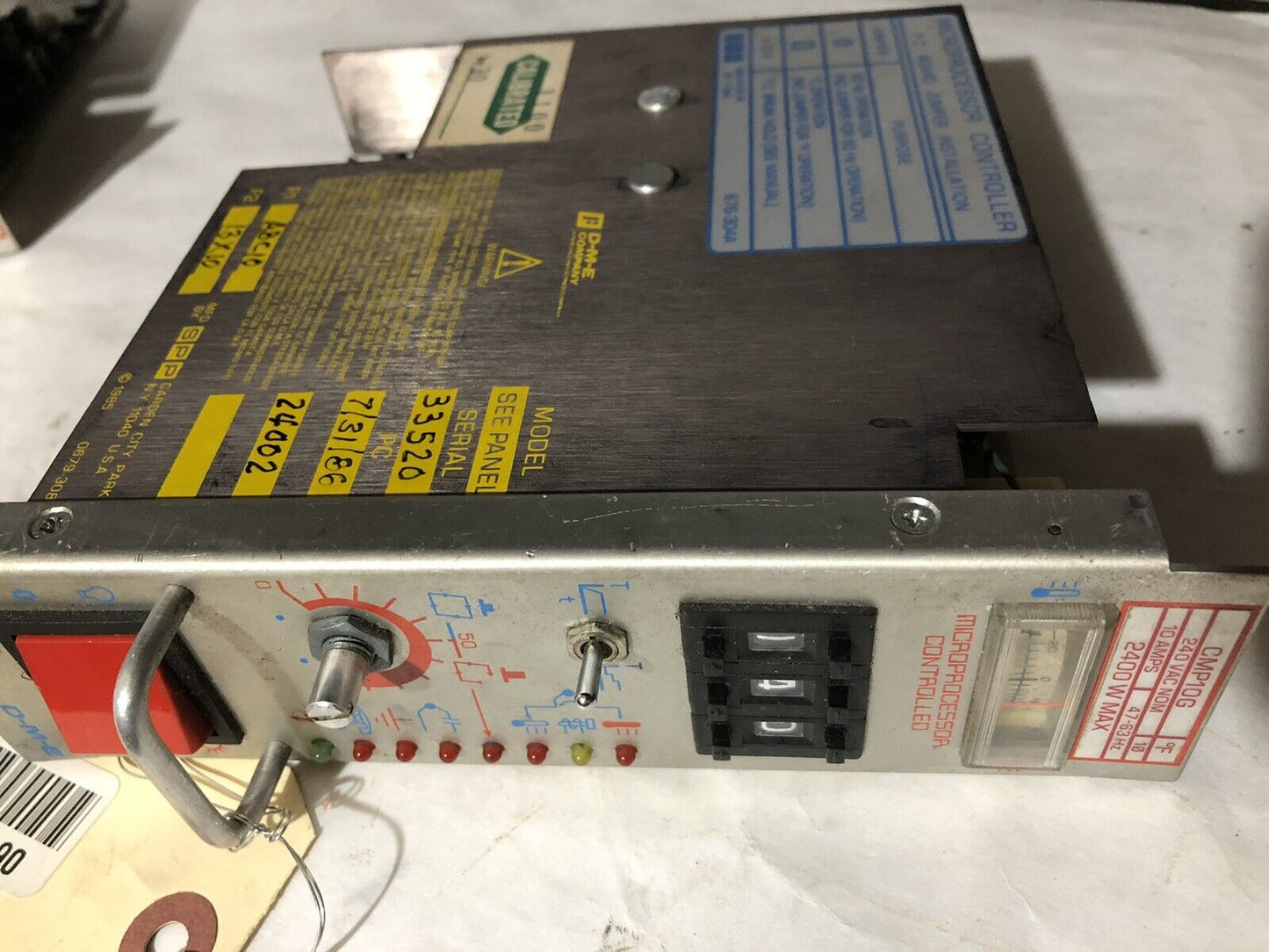 Dme Cmp10g Temperature Controller Microprocessor Controller 45109,Tn