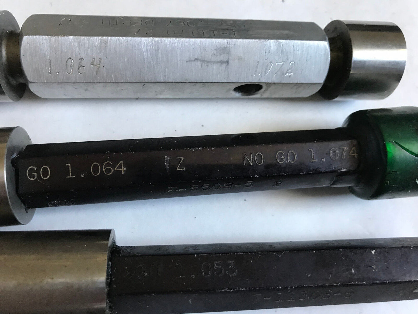 Lot The Pipe Machinery Go No Go Plug Gage 1.053 1.064 1.074 1.064 1.072,Ac
