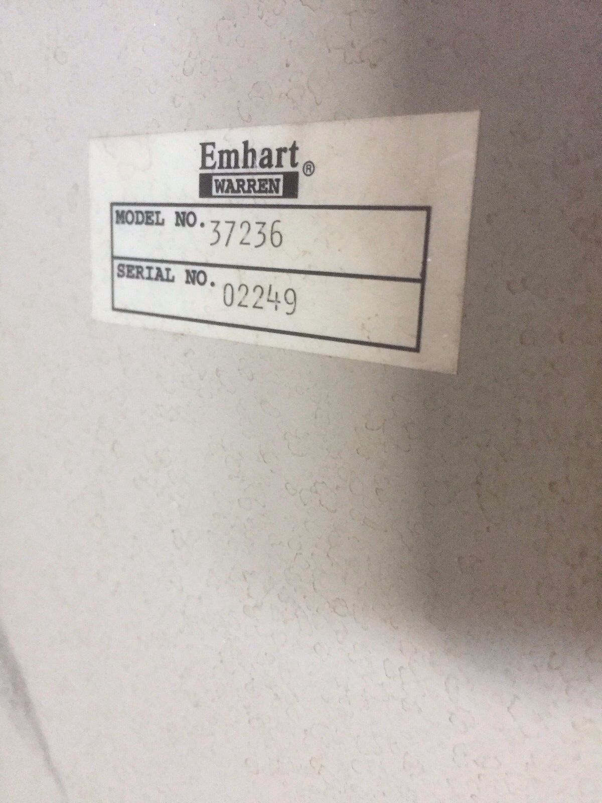 Emhart Automotive S.Q.U.I.D. Iv,Emhart 37236 Controller (Damaged A Switch),Bx