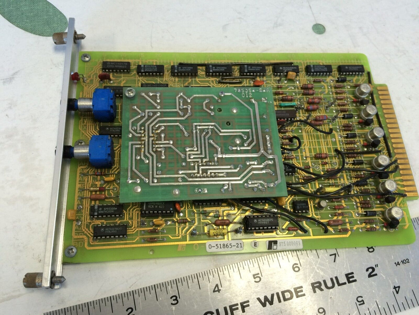 Reliance 0-51865-21 Electric O-5186521 Board Current Loop Drv-Clda 802288-78A,Em