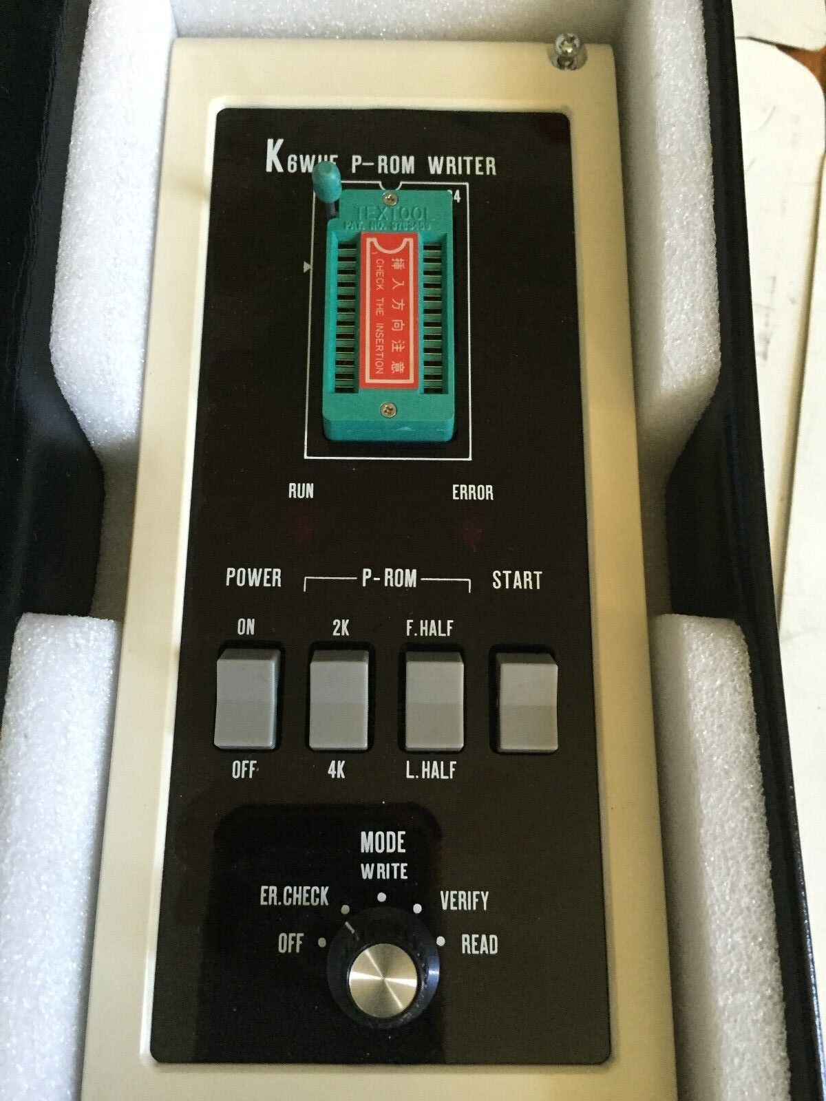 New Mitsubishi K6wue P-Rom Writer Programmable Controller W/Case,Fm