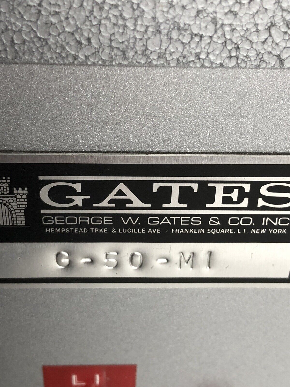 Gates G-50-Mi Laboratory Light Unit, 110-120Vac, 60Hz,G-50-M1,Sm