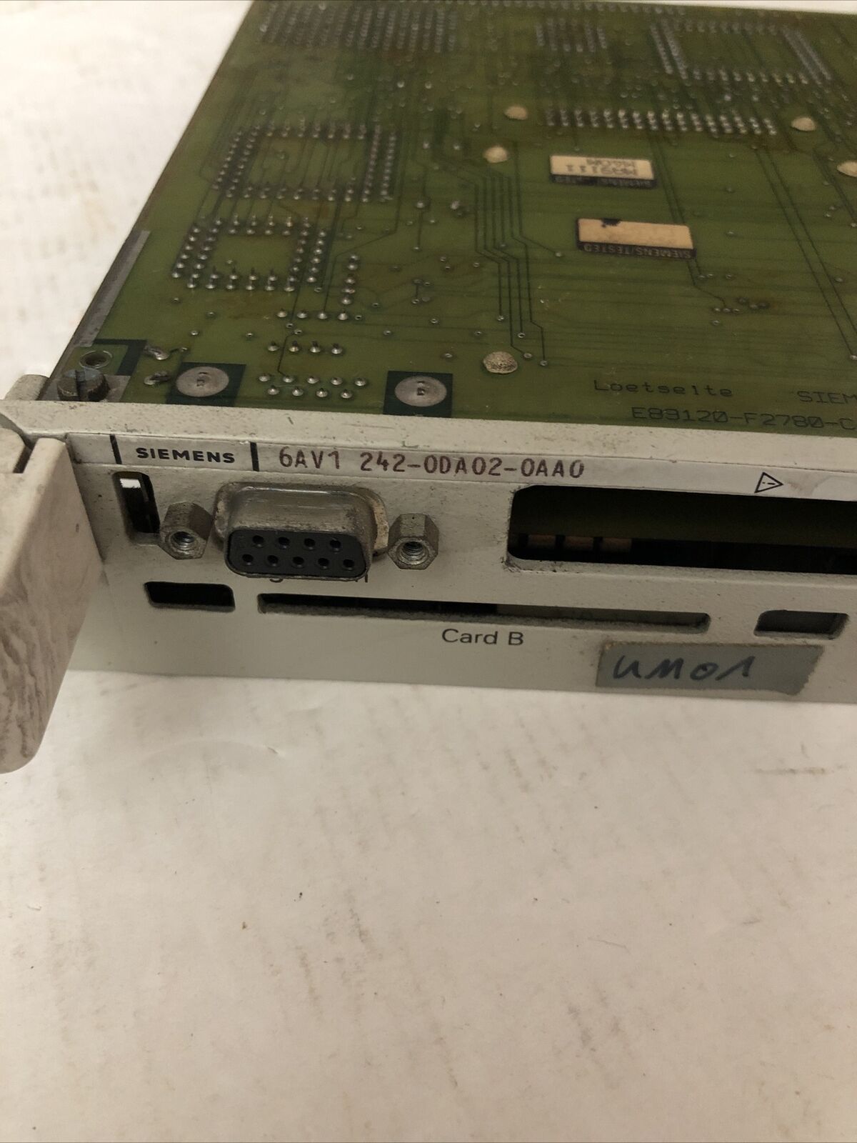 Siemens 6Av1 242-0Da02-0Aa0 Cpu Module,6Av1-242-0Da02-Oaao,E89120-F2780c1a,Cx,Db