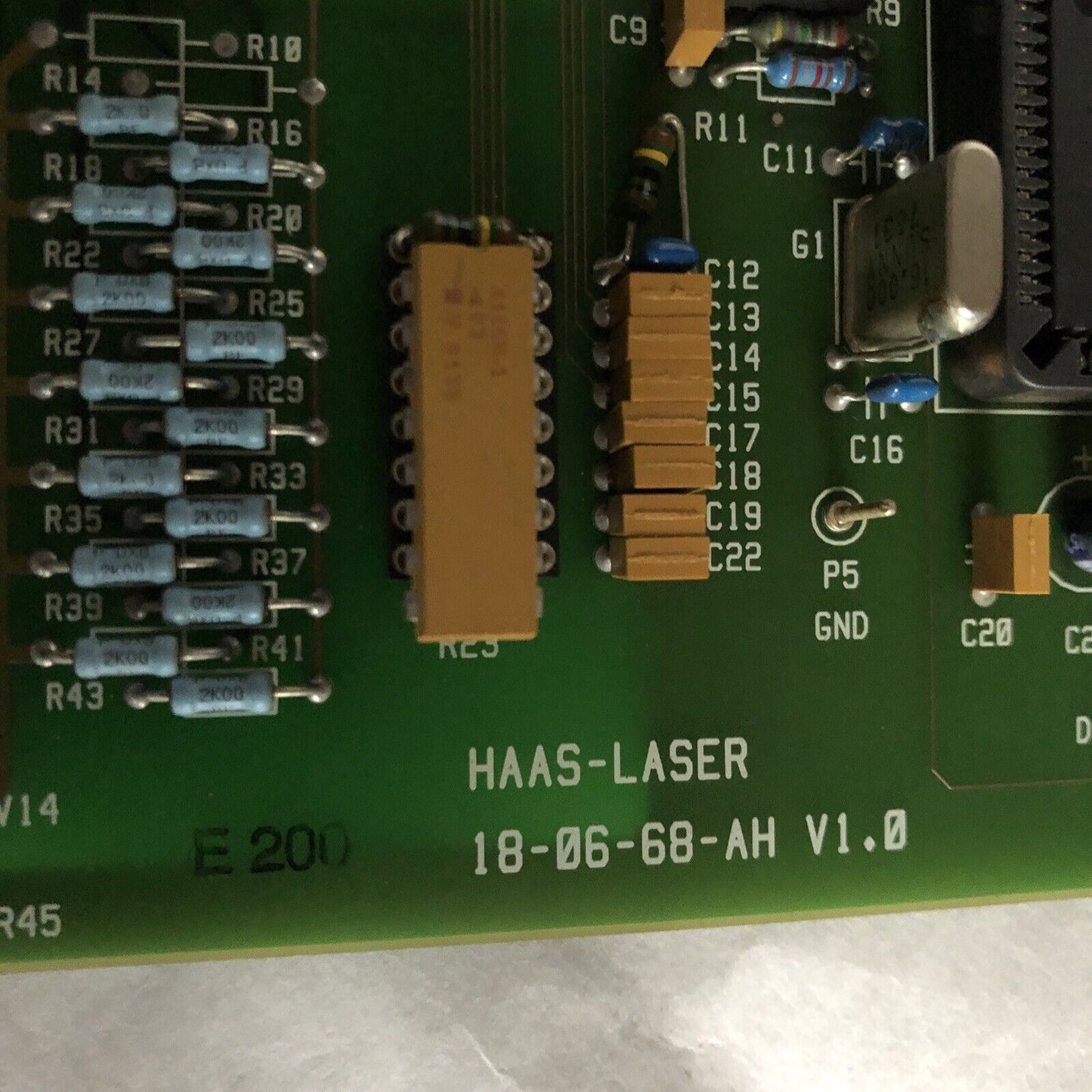Haas-Laser Sko 18-06-79-00/C Karte Control 180668Ah Board 18-06-68-Ah V1.0,Ay