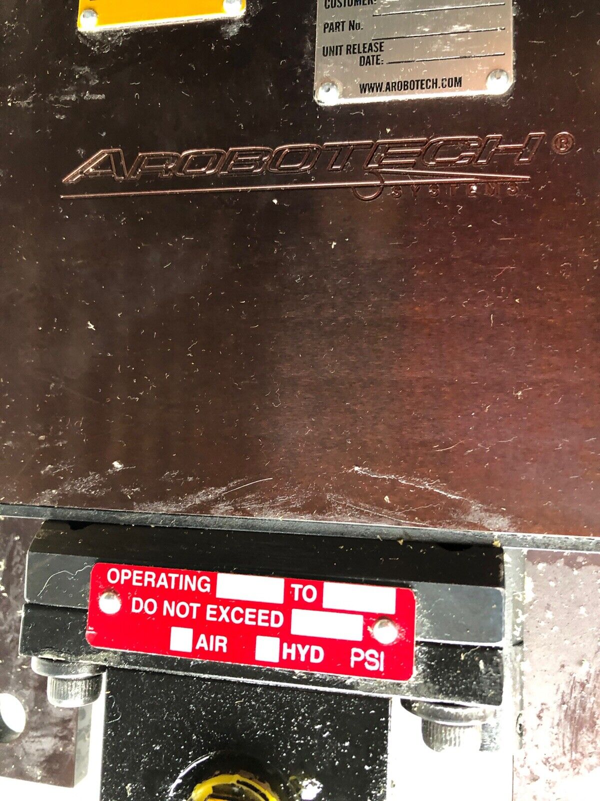 New Arobotech Pc206062 Hydraulic Parallel Gripper,100-250,Xhyd Psi,300-Psi,Fc