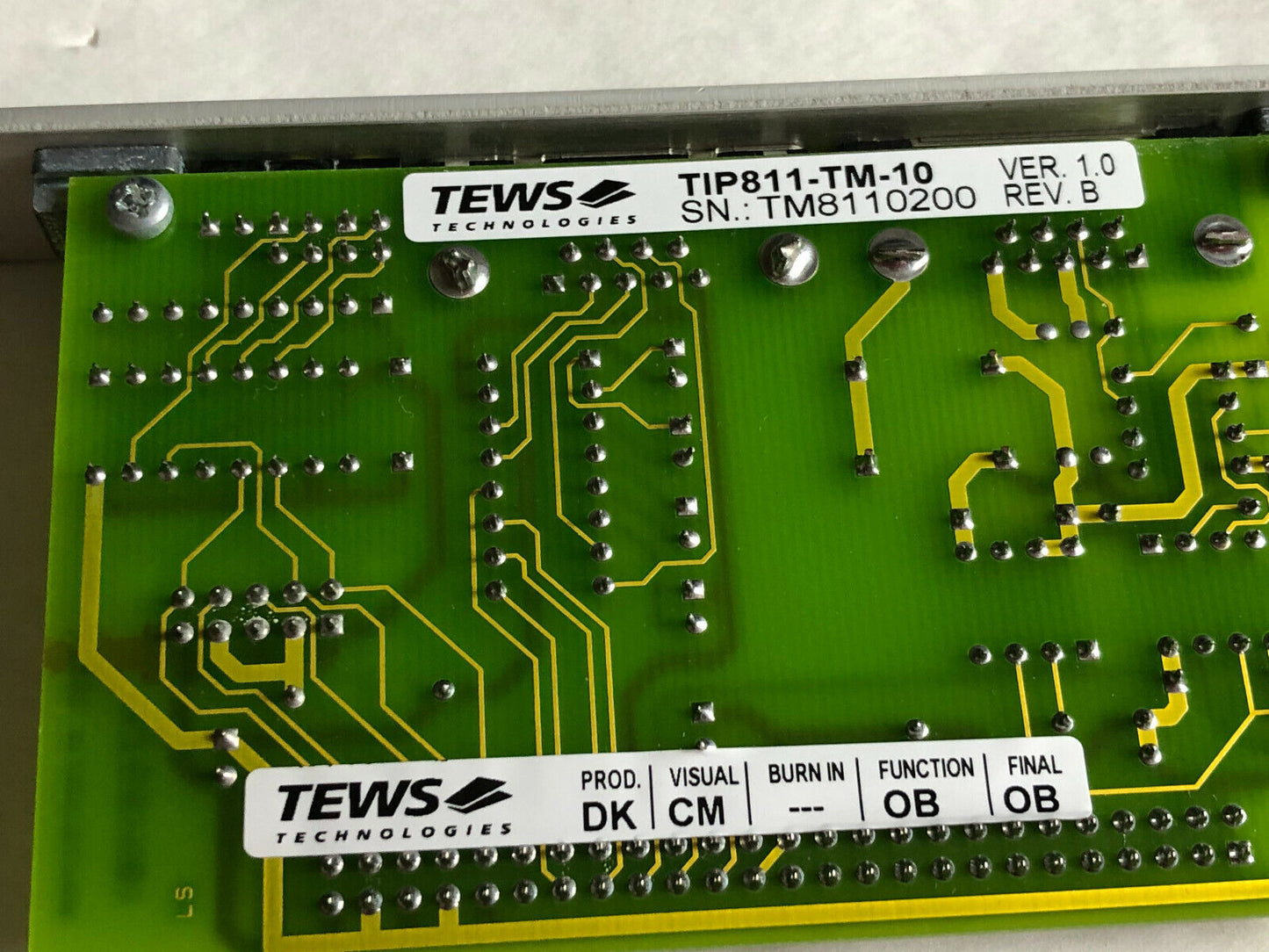 Tews Daten Tip811-Tm,Interbus-S,Tews Tip811-Tm-10 Behr System K75811101,Dg,Ea
