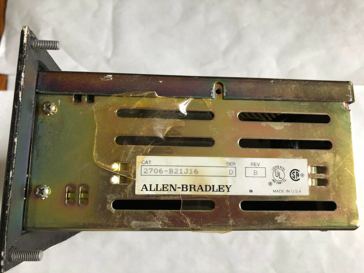 Allen Bradley 2706-B21j16,Dl20,Ol20 Operator Interface Message Display Inview,Ei