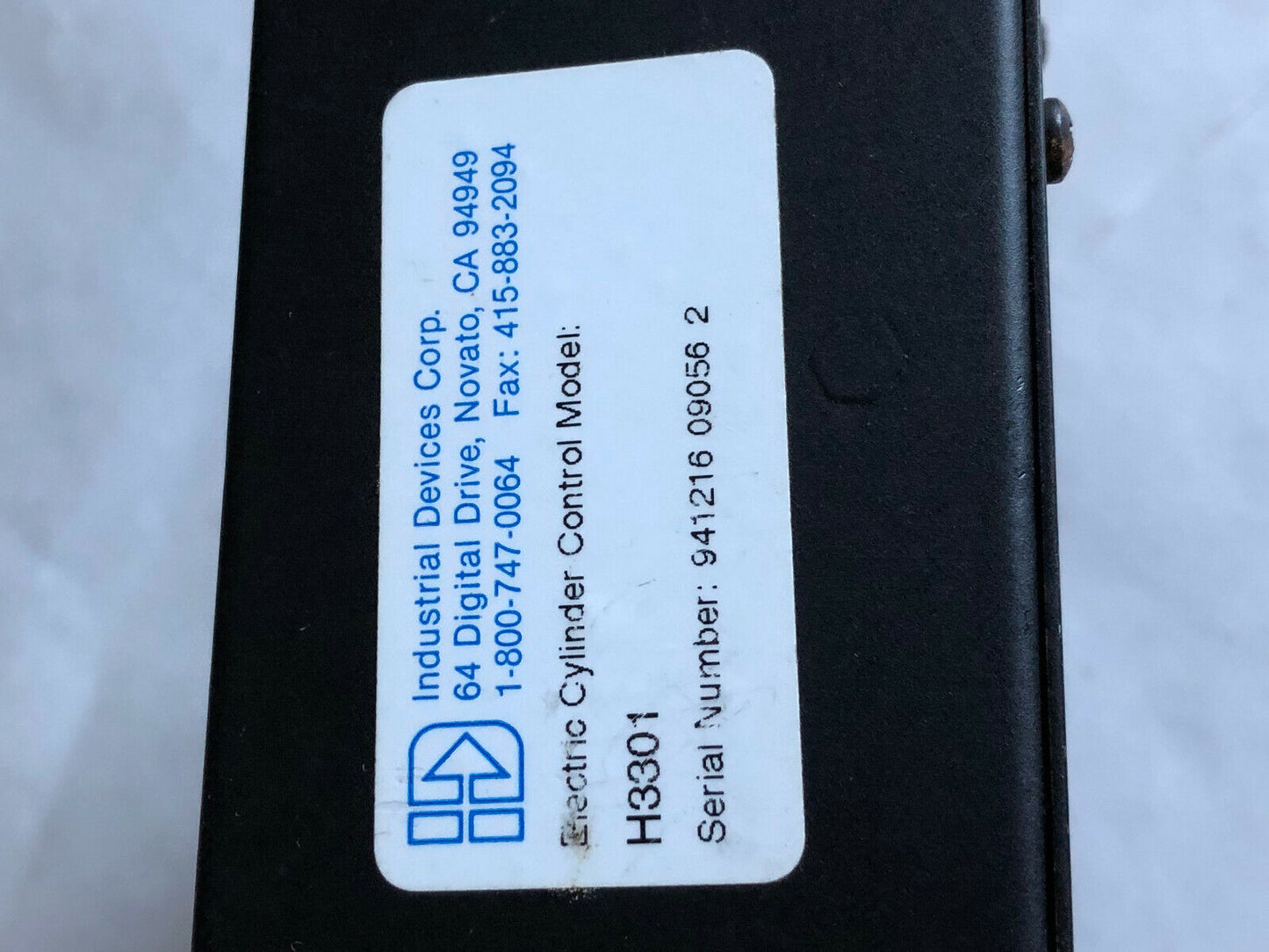 Id H3301 Electric Cylinder Industrial Device H3301 Servo Controller,115Vac.Di,Tn