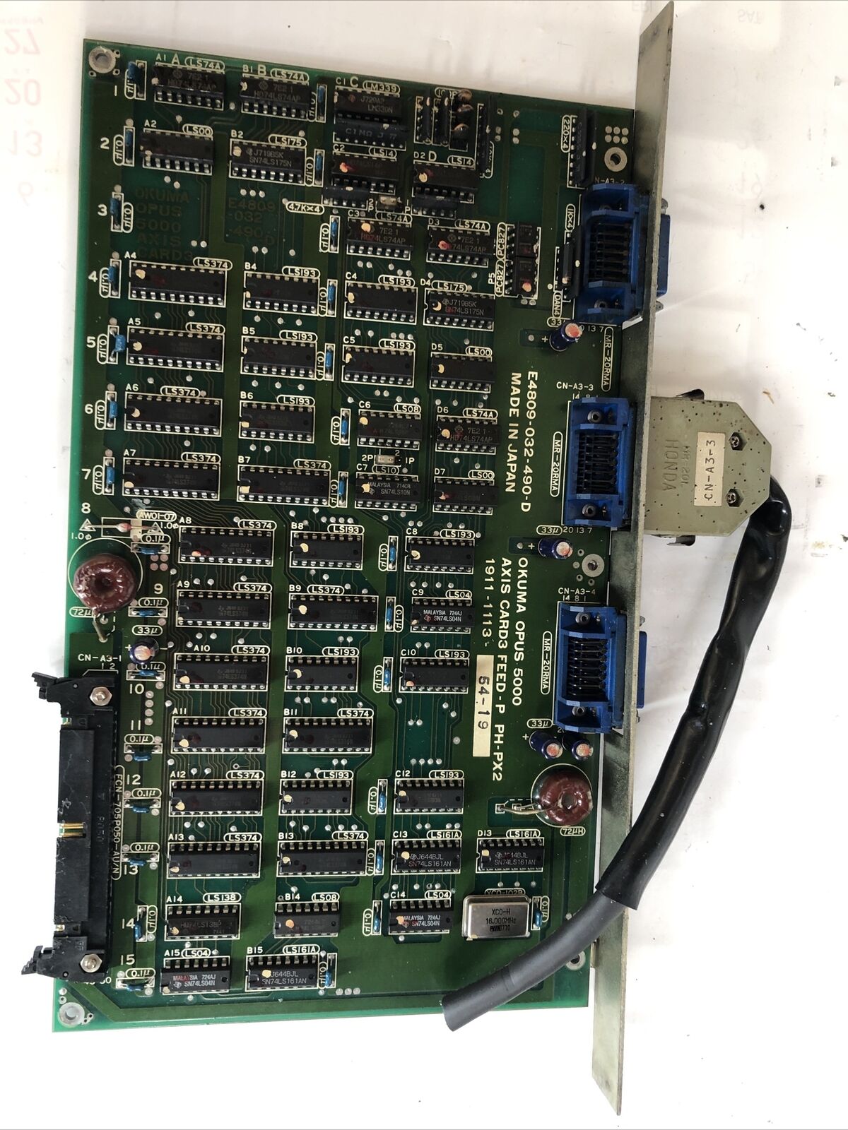 Okuma E4809-032-490-D,Okuma Opus 5000 Axis 1911-1113 Feed Control Board,Fl