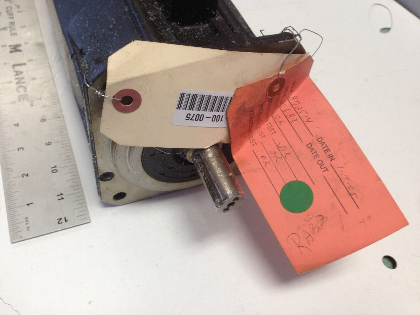 Ge Fanuc A06b-0128-B677#F208,6/3000,Ac Servo Motor,3Ph,114V,Rpm 3000,Td