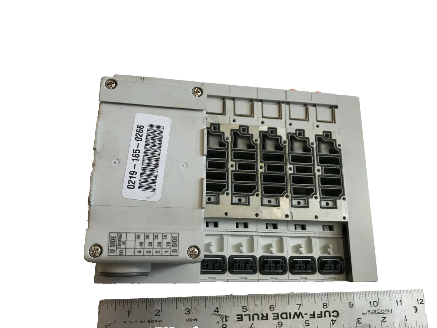New Smc Vv5q41-07N7tt0 Manifold Assembly. 7-Sta 4/5Port,Vq 4000,Sn