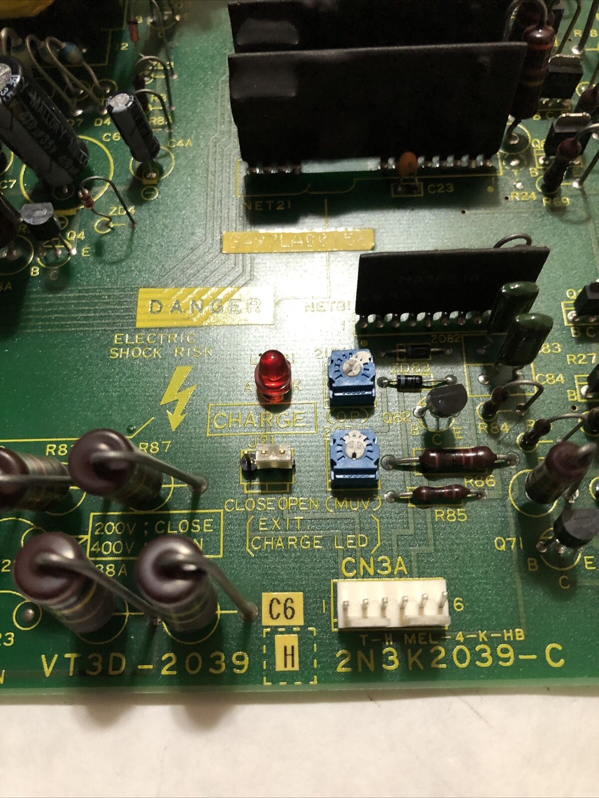 Toshiba Vt3d-2039, 2N3k2039-C Drive Control Board T-H-Mel-4-K-Hb,Dj