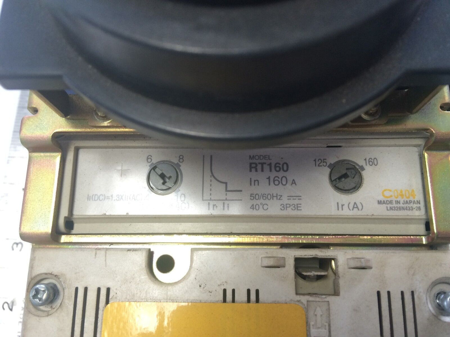 Mitsubishi Nf160-Sgw Circuit Breaker,Nf160-Sgw,160 Amp, 690 V, 3-Pole,Rt160,Ad