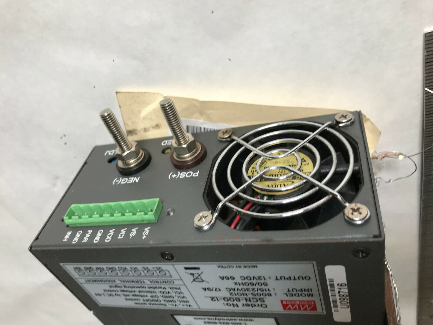 Mw 800S-N012 Power Supply,Mean Well 800S-No12,Scn-800-12,Ad
