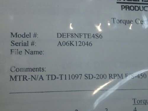 New Ingersoll Rand Def8nfte4s6 Electronic Nutrunner Tool,Oef8nfte4s6,Tj
