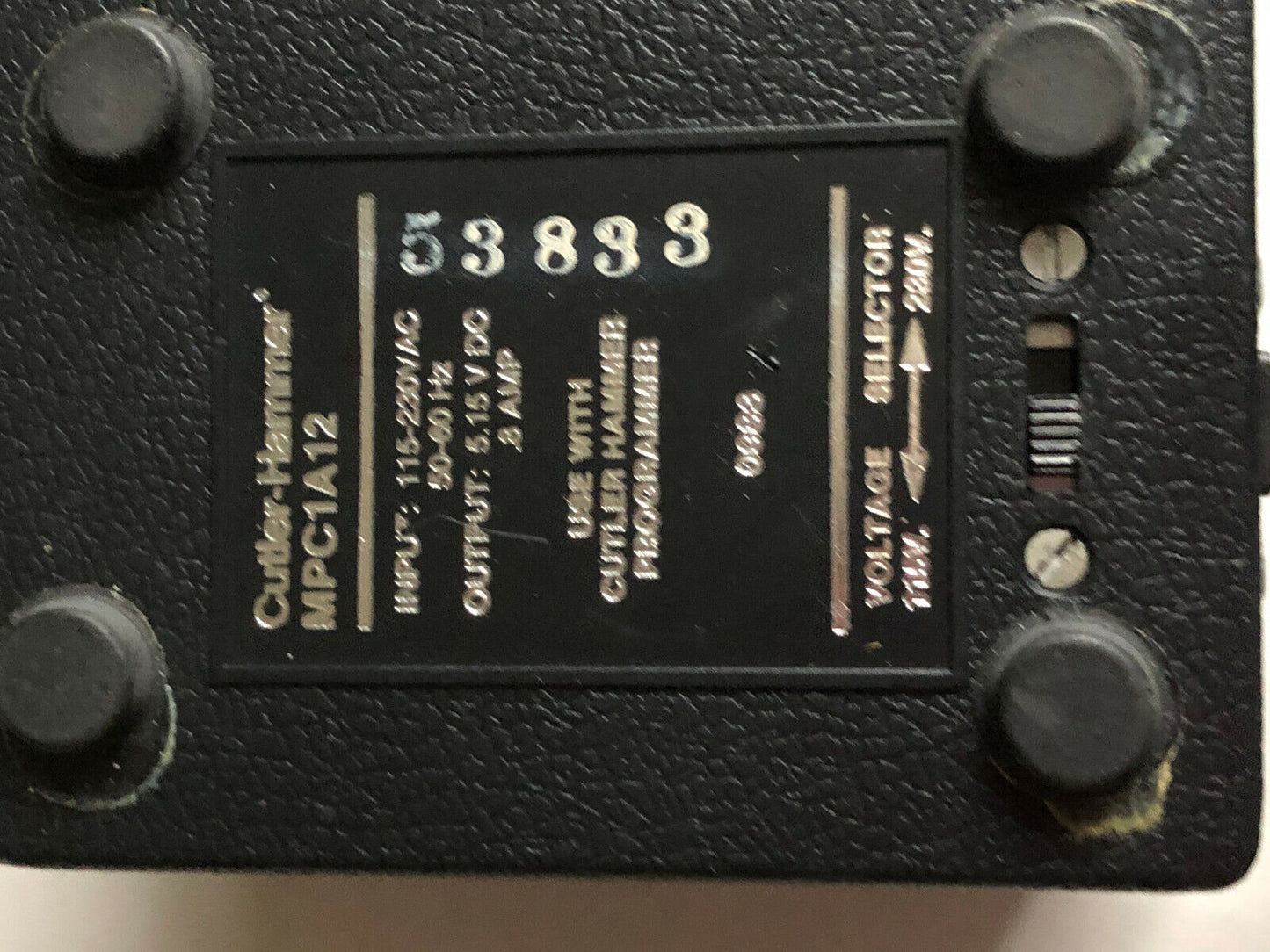 Cutler Hammer Mpc1a12 Power Supply Eaton,Sa