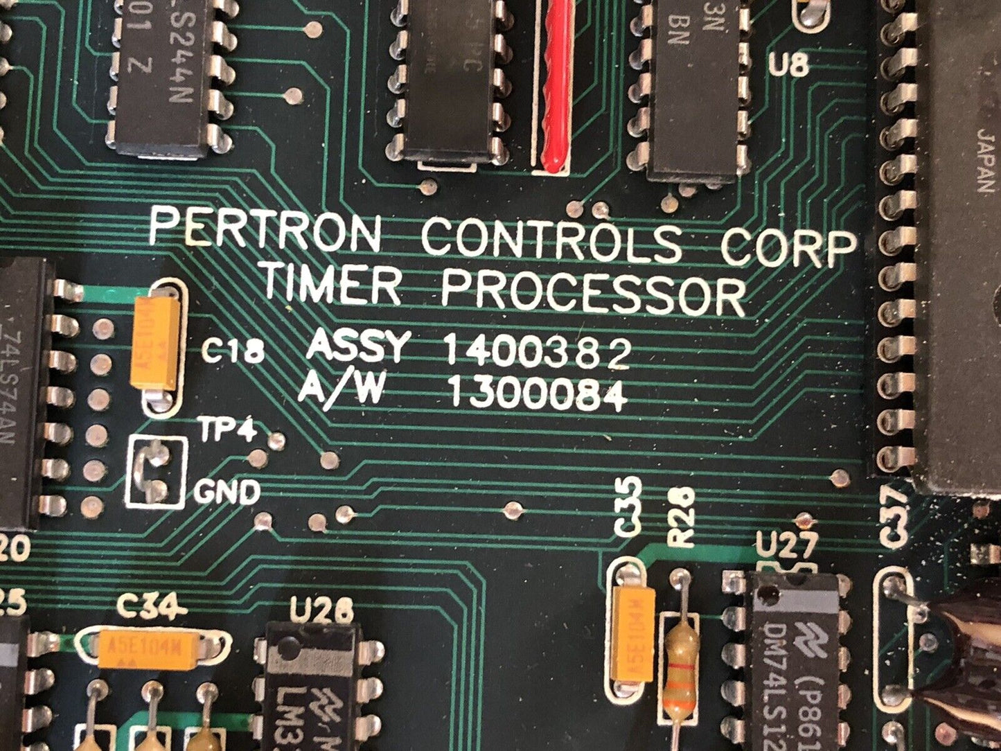 Pertron 1400382,A/W 1300084 Pertron Control Board,Dd