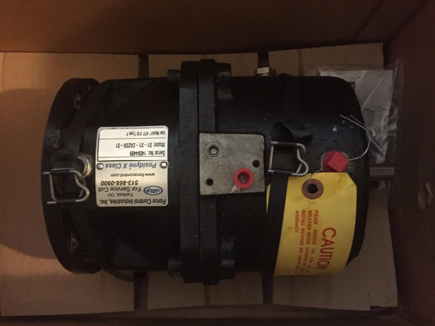 New Force Control 01-X1-2A2sn-01,Posidyne X Class Gear Servo Motor,Bt