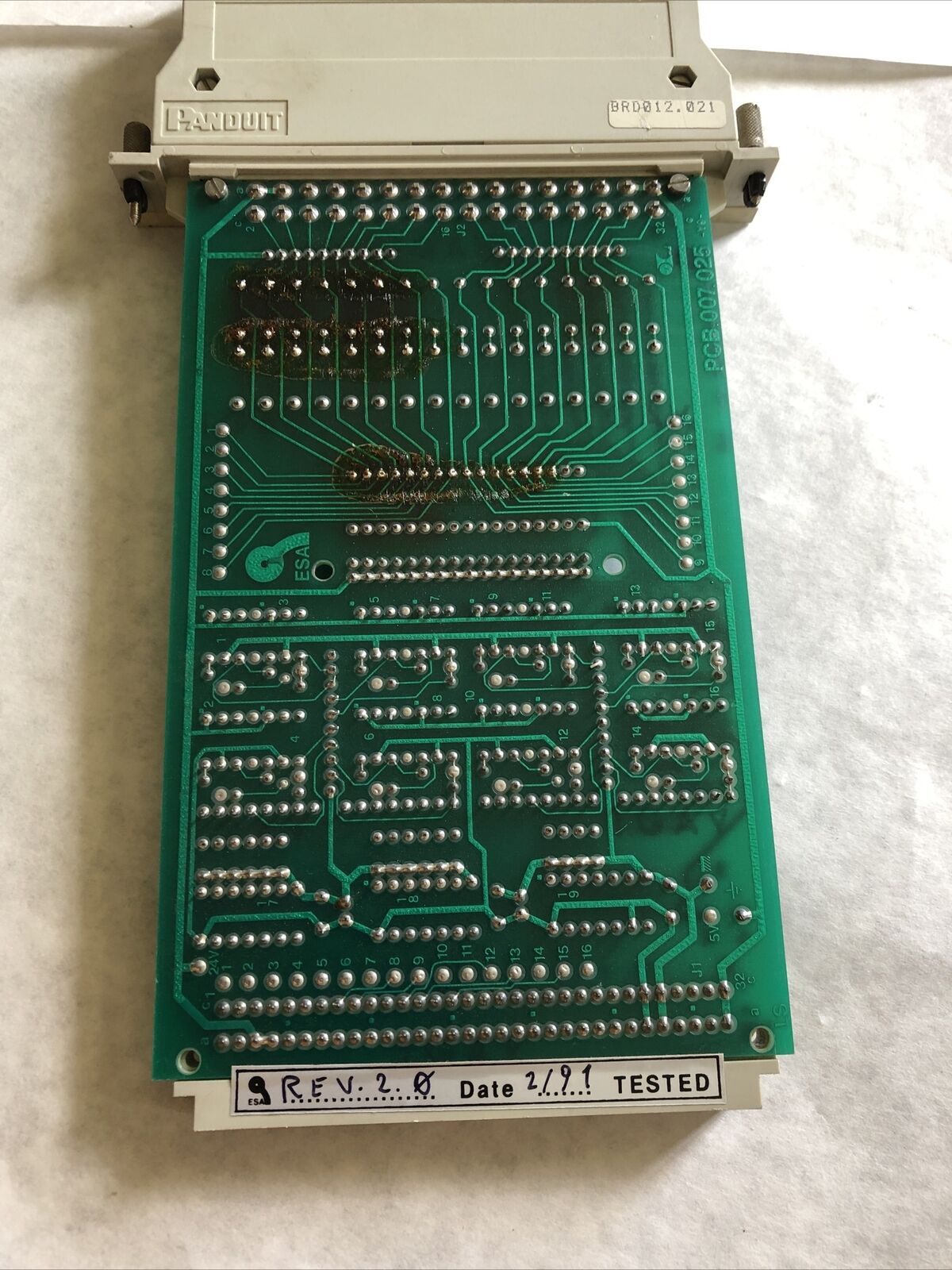 Esa Brd.007.009,Panduit Pr2,Pcb.007.025, Brd012.021,Pcb 007 025,Pcb 007.025,Sr