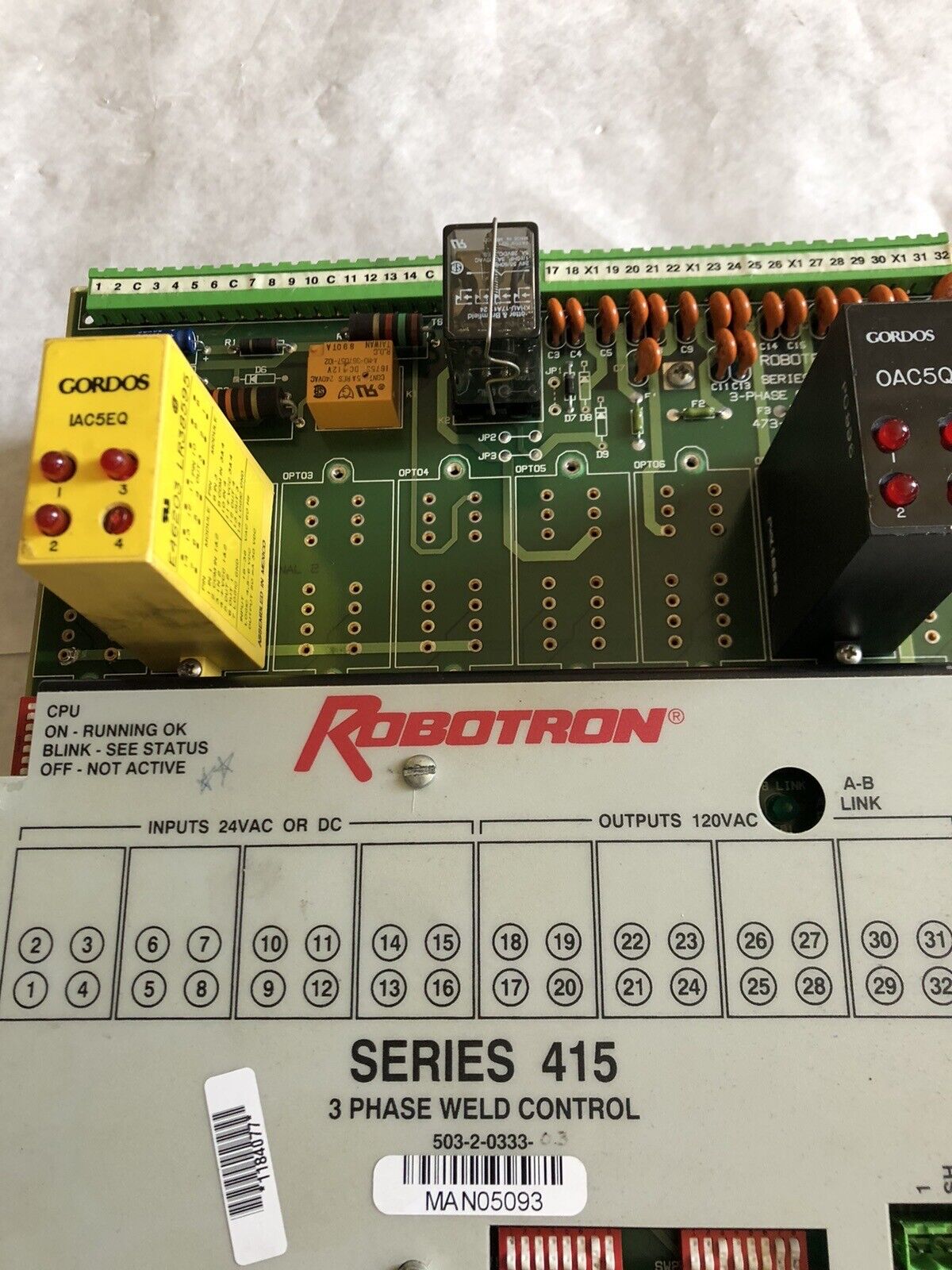 Robotron 503-2-0333 03 Series 415,3 Ph Weld Controller V9.005,503-2-033309,Dk,Az