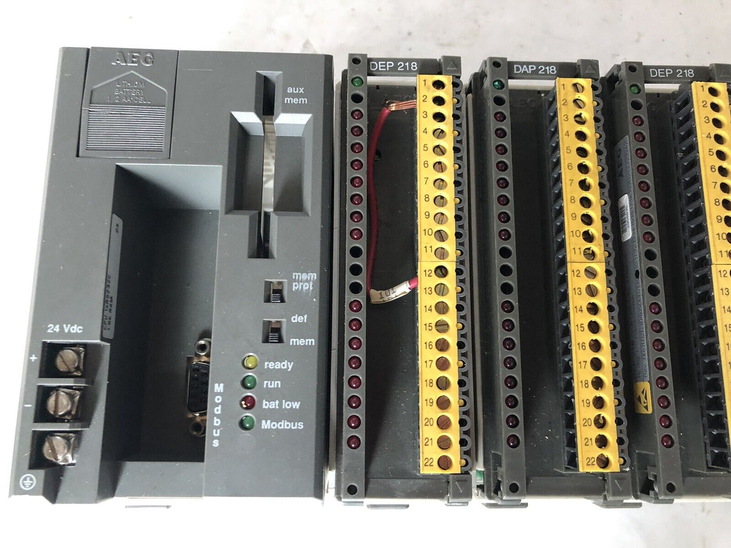 Aeg Modicon Dta202,Plc System,Pc-A984-120,Dep 218,Dap 218,Tsx A120 As-Bde P,Dh