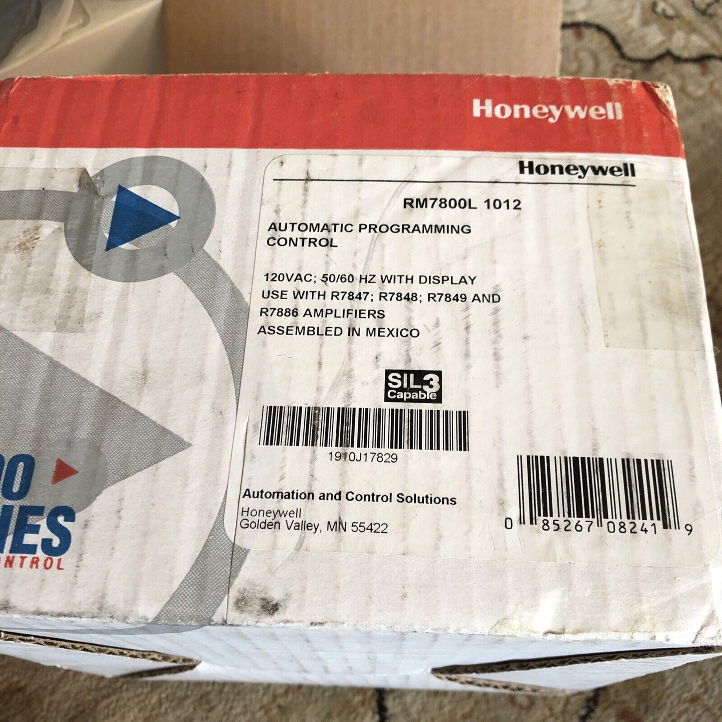 New Honeywell Rm7800l1012 Burner Control Rm7800l 1012,S7800a 1001,Su