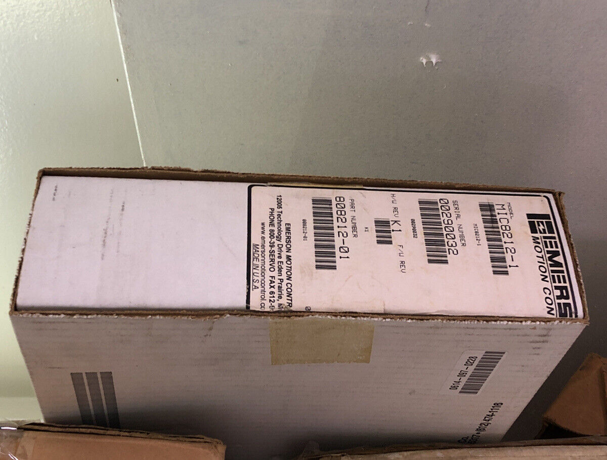 New Camco Emerson Mic 8212-1 Ifm Controller Mic 8212,308212,718212-01 L1,Bx