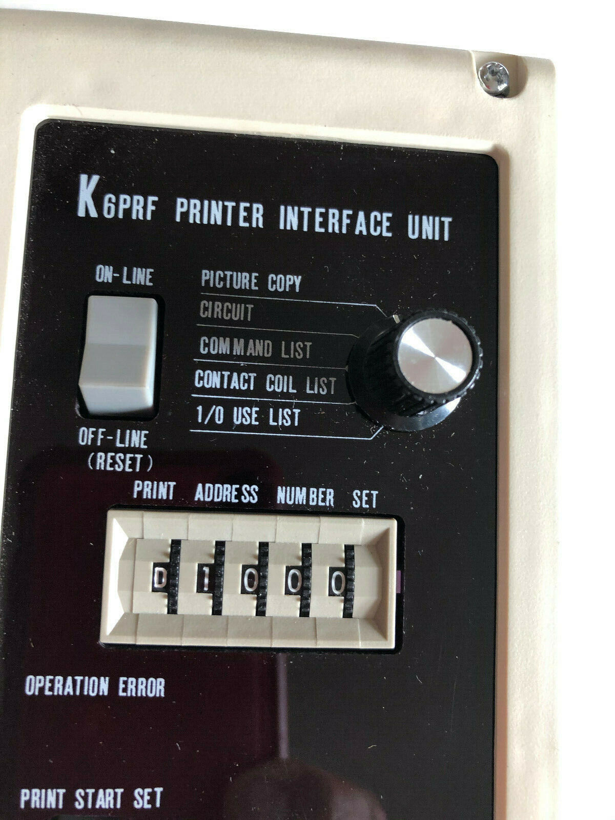 New Mitsubishi K6prf Printer Interface Unit ,Ss