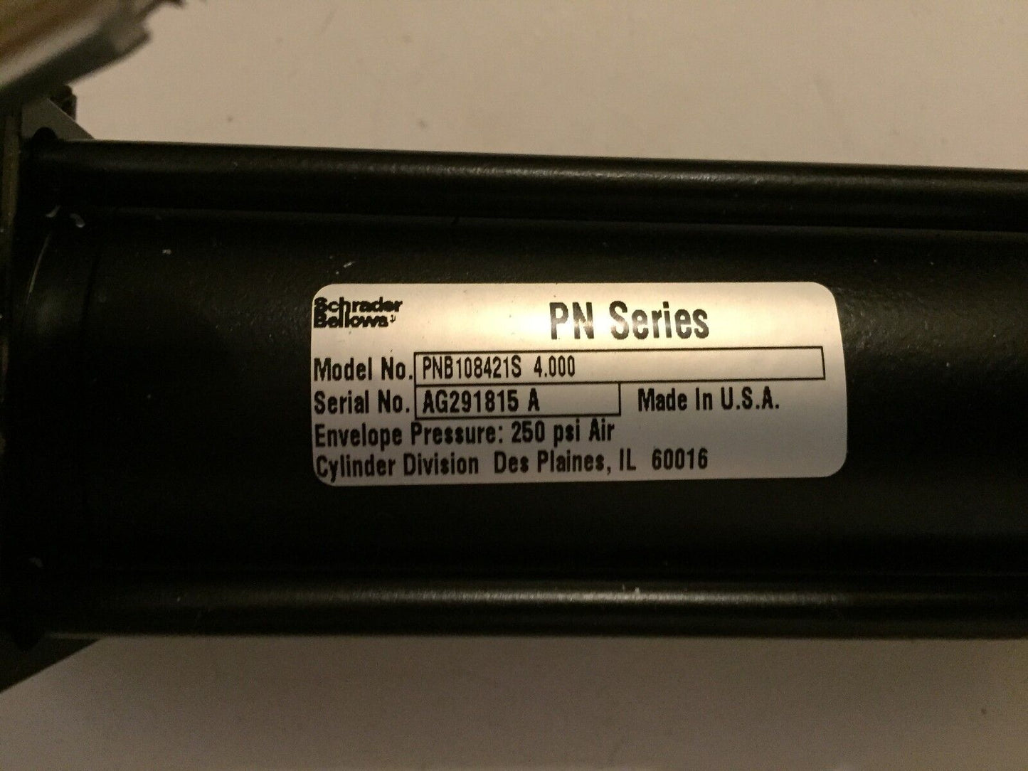 New Schrader Bellows Pnb108421s 4.000 Cylinder,Parker,Pepperl+Fuchs,906642,Tj