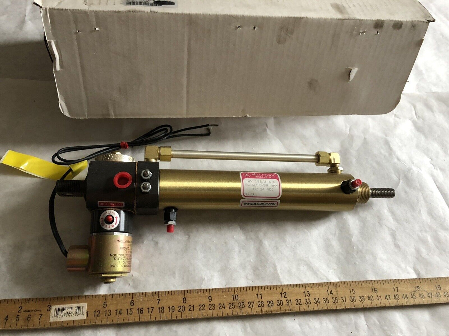 New Allenair Av 1&1/2X6 Bc Wr Svsr Aax Or 24Vdc,Epv3nc,Bcwrsvsraax Pump Valve,Aa