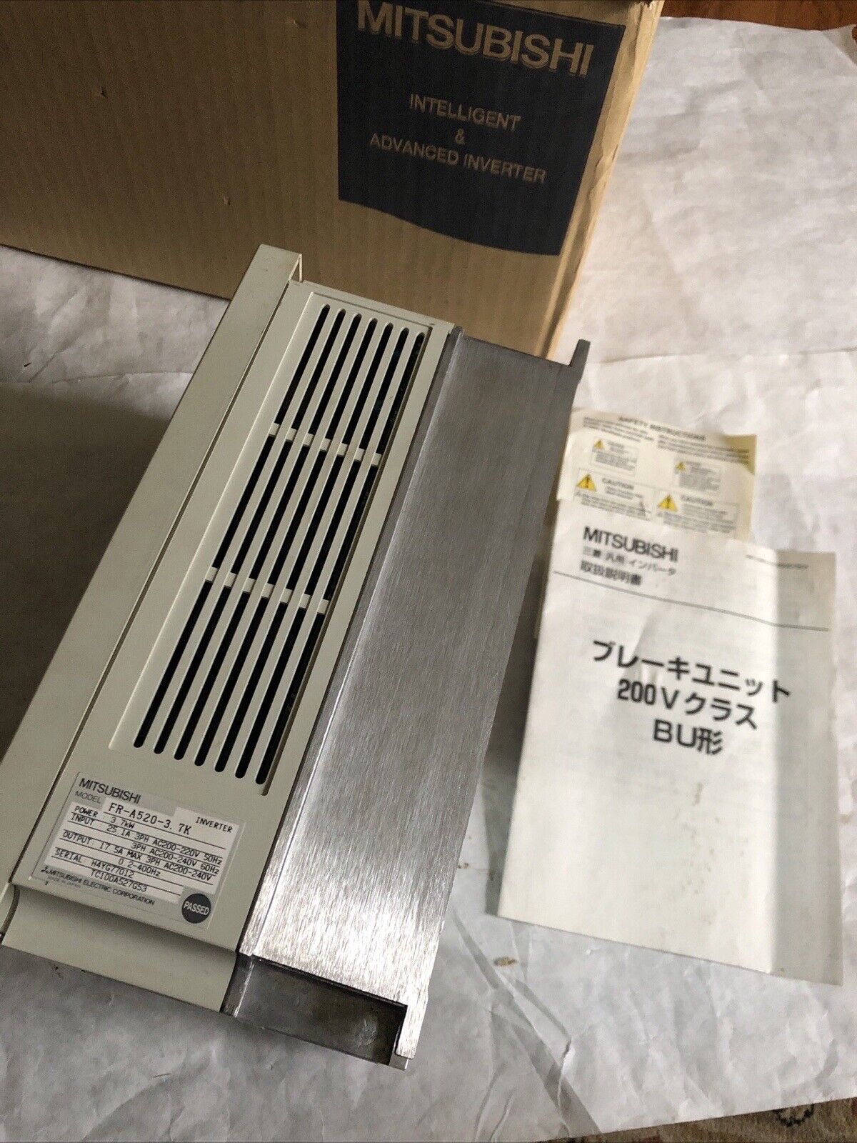 New Mitsubishi Fr-A520-3.7K,Freqrol A500, Mitsubishi Fr-A520-3.7K-Na,Di