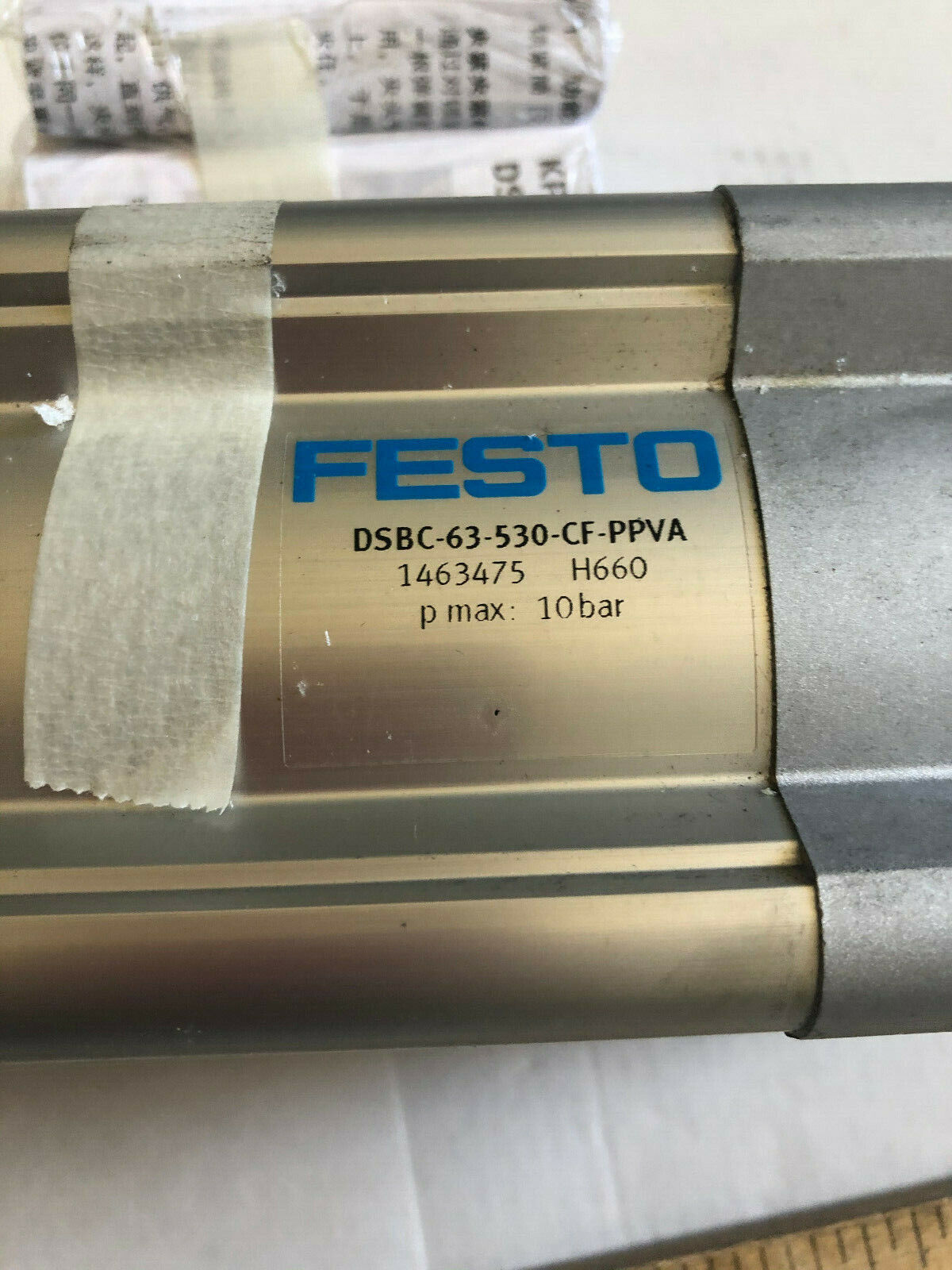 New Festo Dsbc-63-530-Cf-Ppva Pneumatic Cylinder,1463475 H660,P Max 10Bar,St