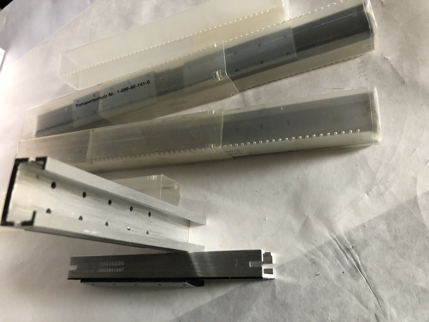 New Set Krones 1-099-80-141-0 Pneumatic Clamp Suction Rail 6Pads,0901041807,Su