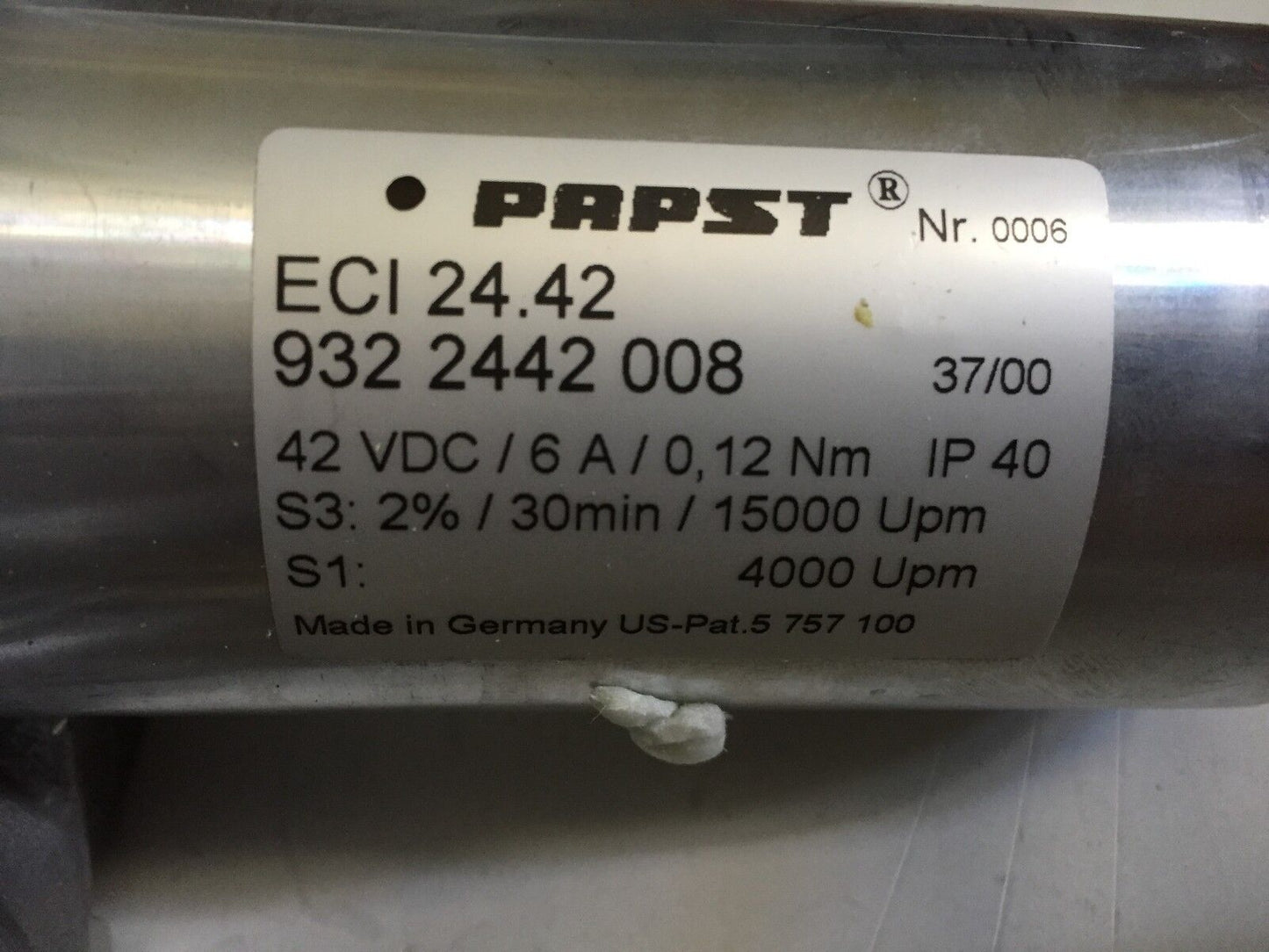 New Rietschle Sgp 16 02,Papst Eci 24.42,932 2442 008 Gardner Motor,Tg,Ec