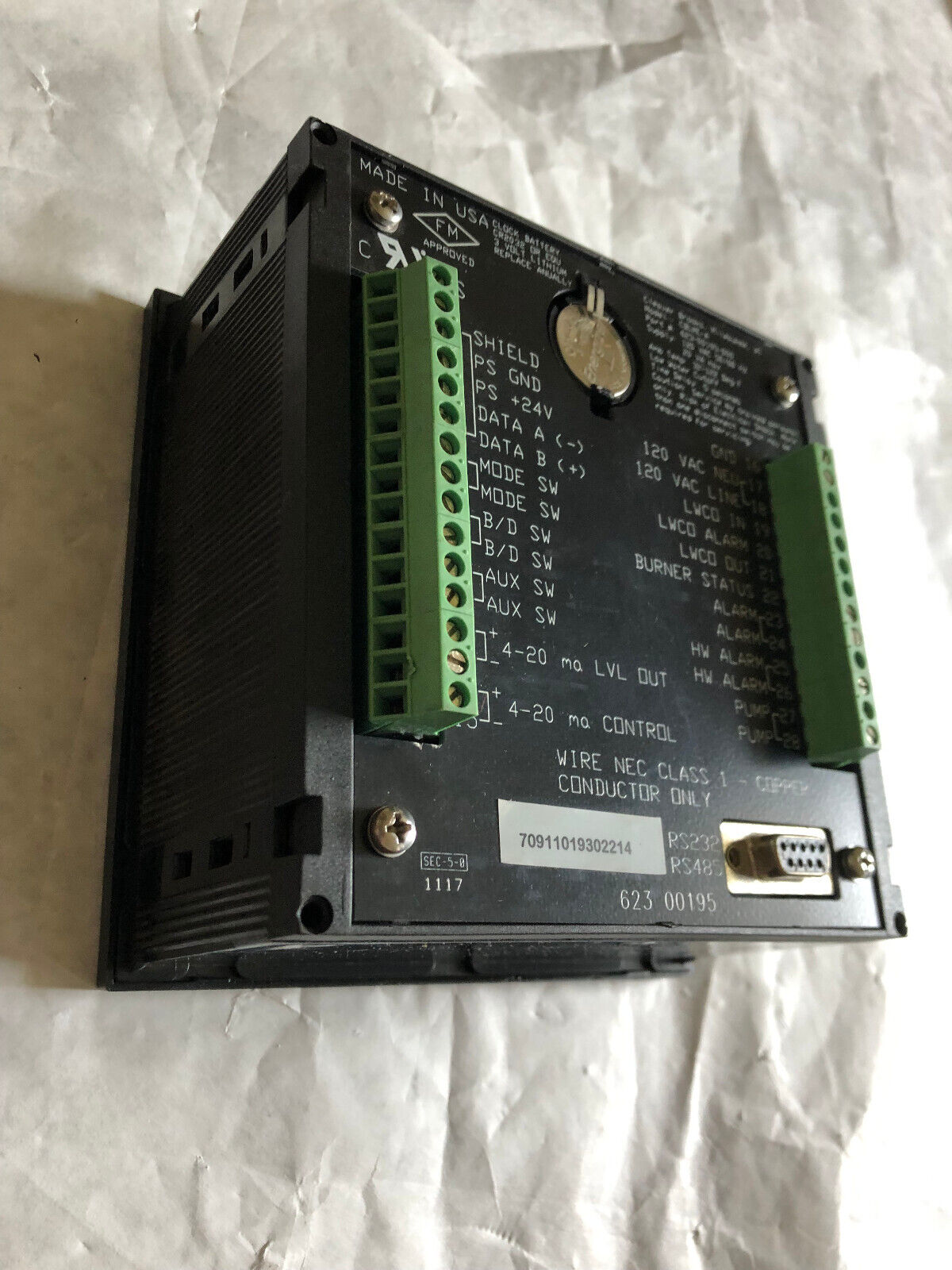 Cleaver Brooks 623-00193-000 Level Master Controller,623 0013 000,Ec