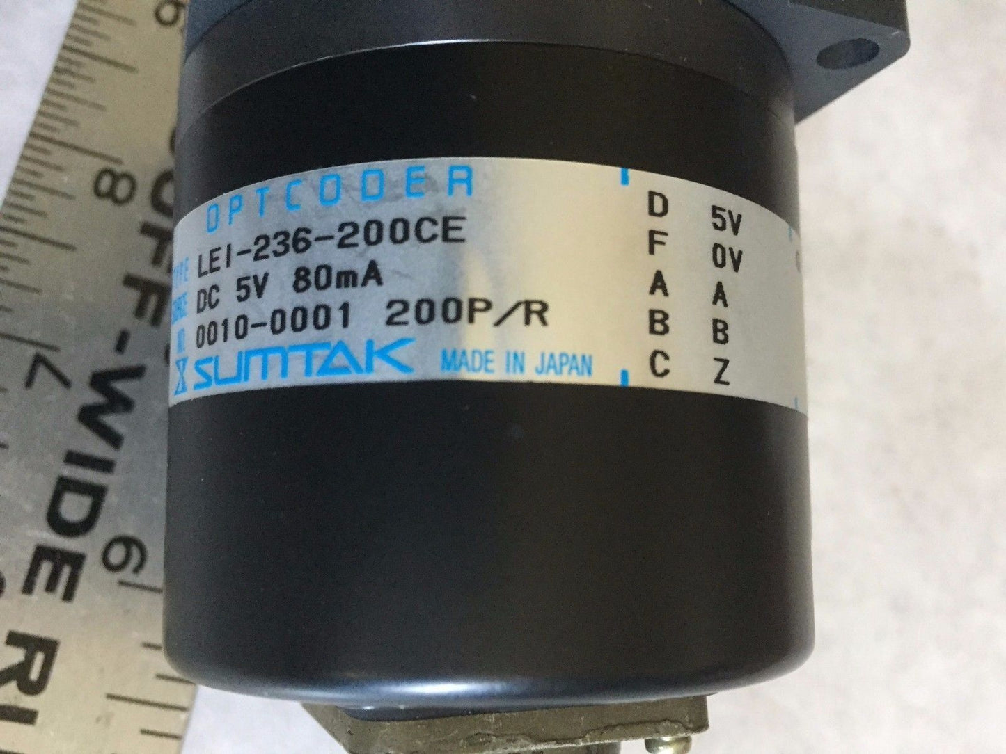 New Sumtak Lei-236-200Ce,Optcoder Lei-236-200Ce,0010, 200P/R Rotary Encoder,Ed