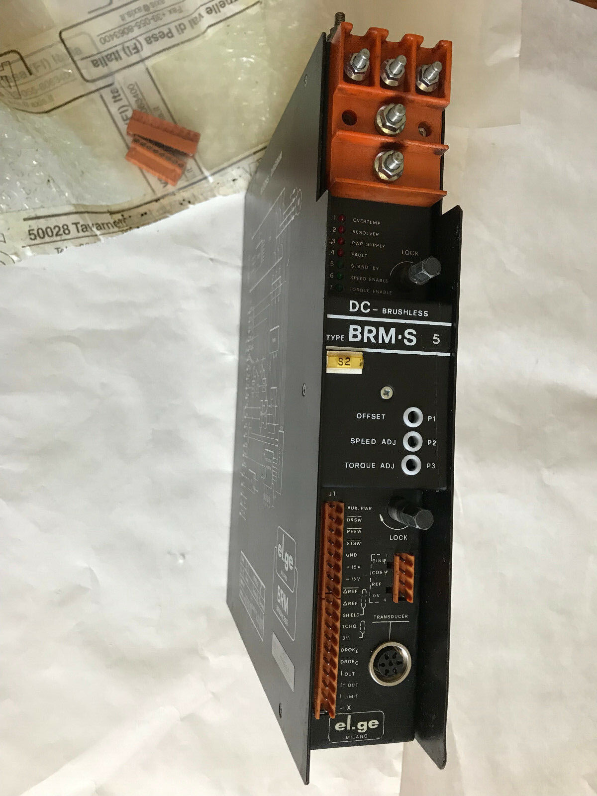 El.Ge Brm Type Brm-S5 Servo Drive,Elge Brm-S Dc Brushless,S5,Sd