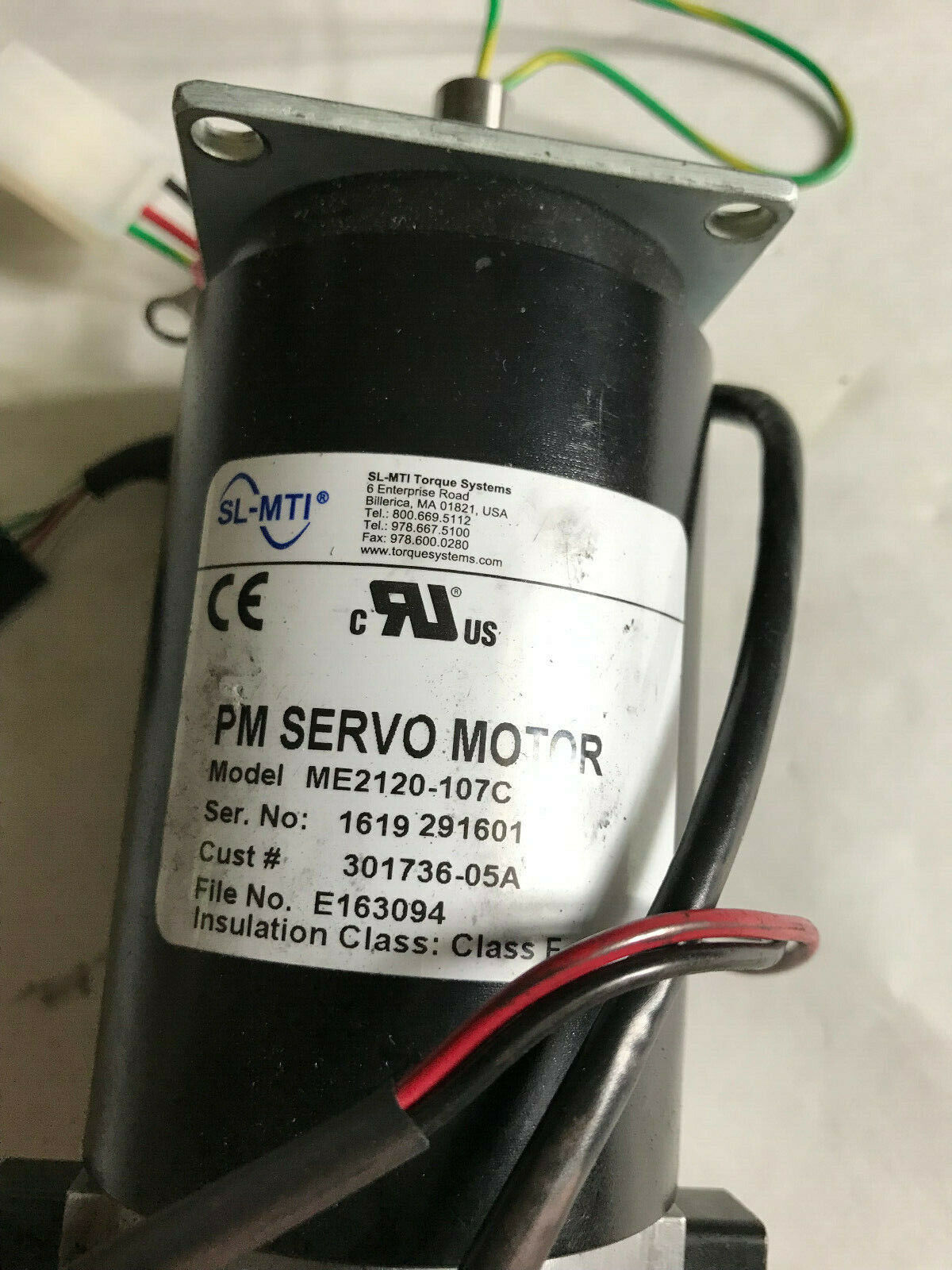 Sl-Mti Me2120-107C Pm Servo Motor With Encoder Data Torque 14414-600,Sf